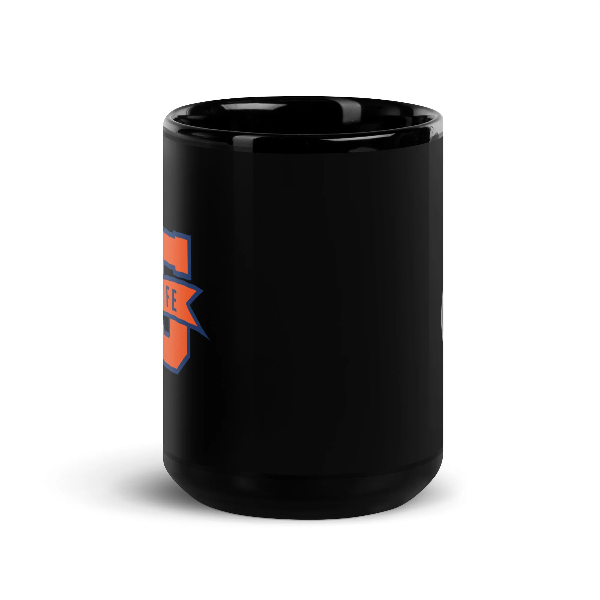15 For Life Black Glossy Mug - Image 6