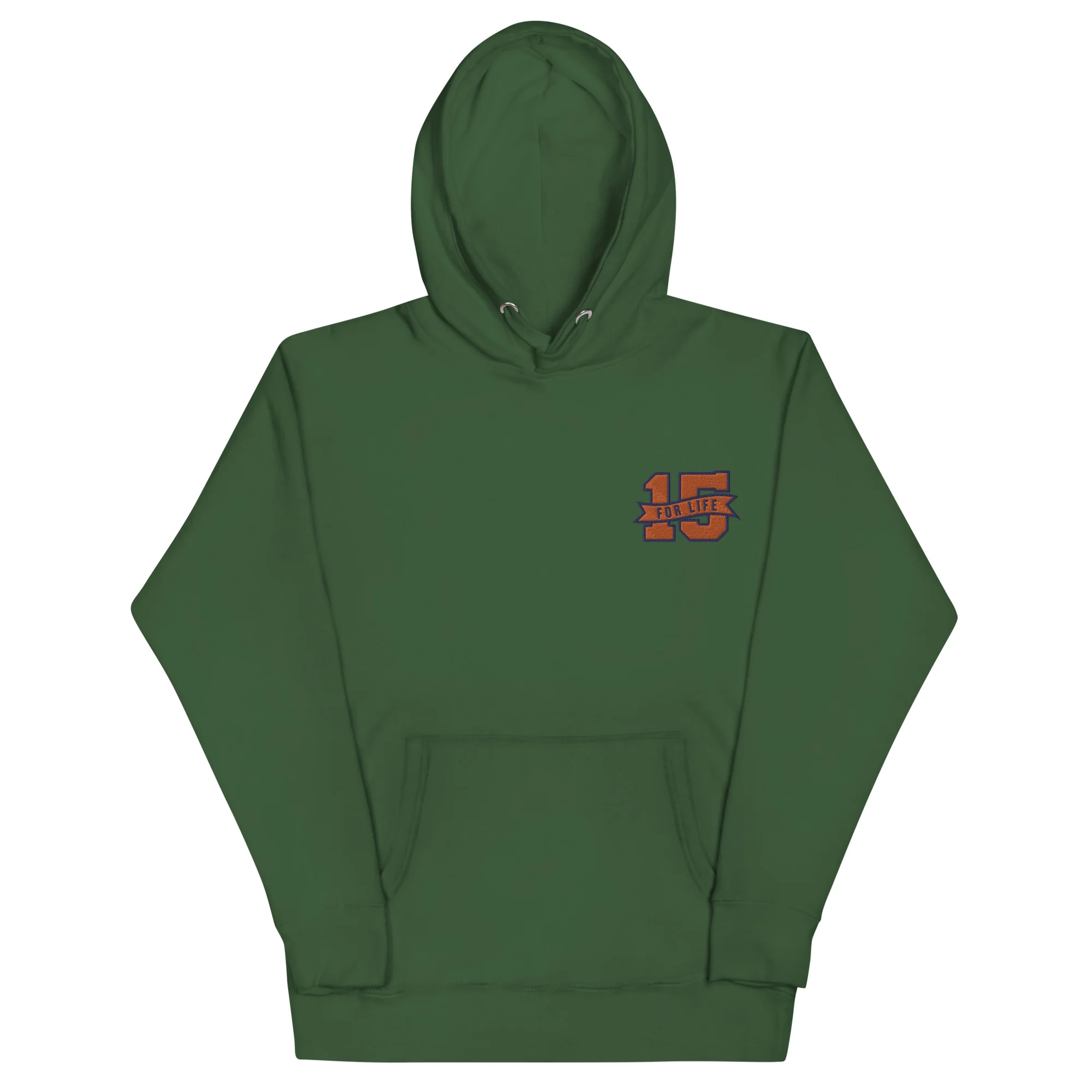 15 For Life Embroidered Unisex Hoodie - Image 4