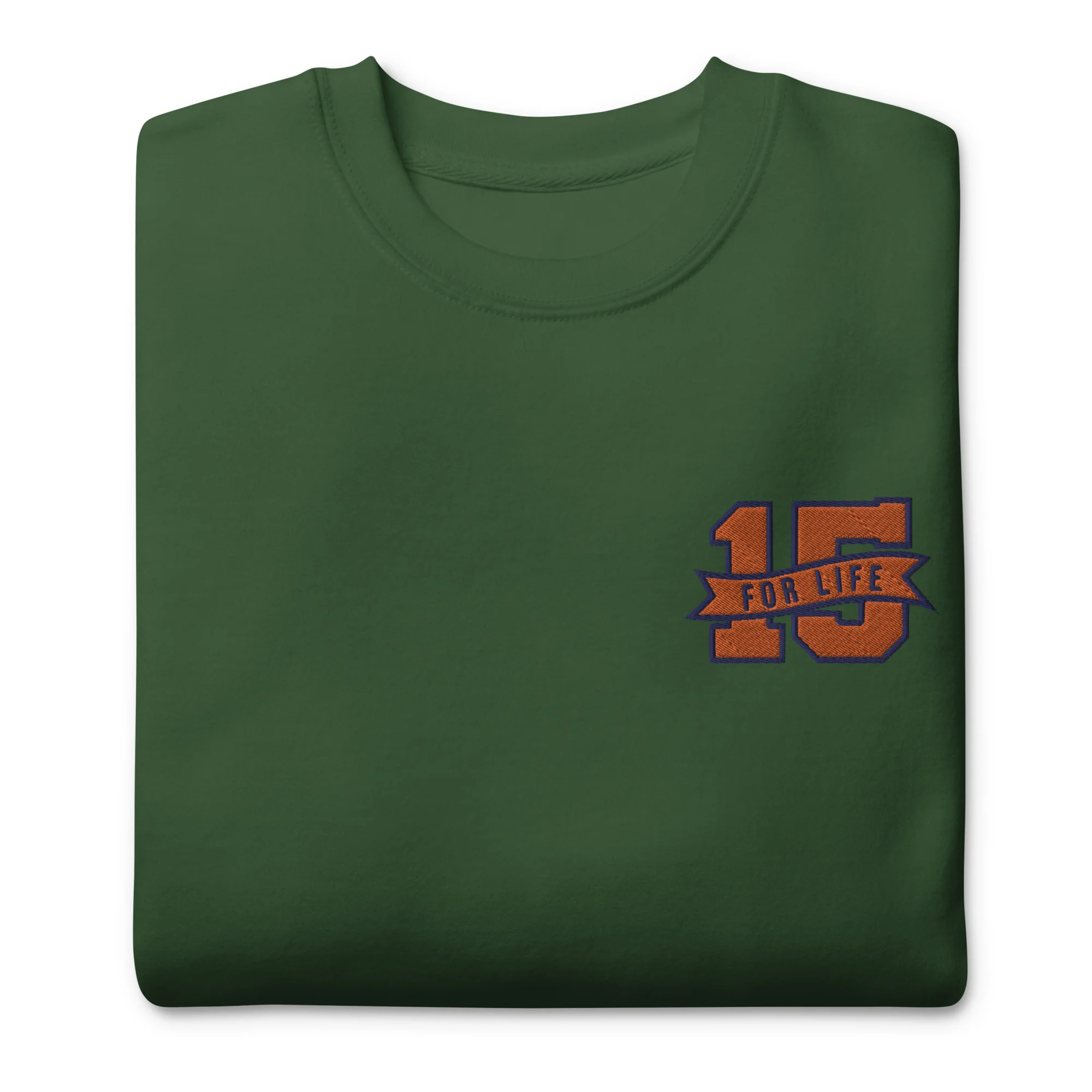 15 For Life Unisex Embroidered Crew Neck Sweatshirt - Image 8