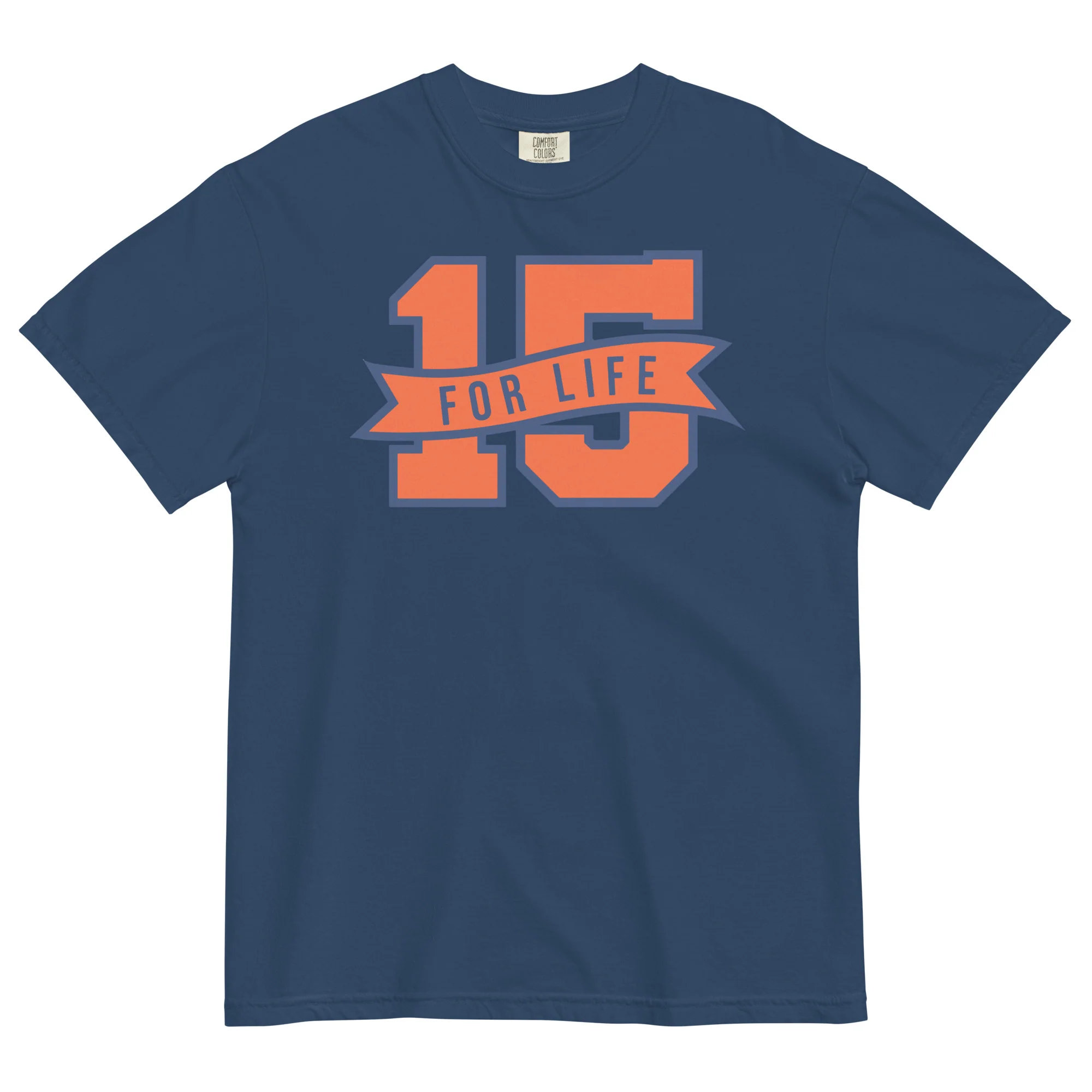 15 For Life Unisex Heavyweight T-shirt - Image 2
