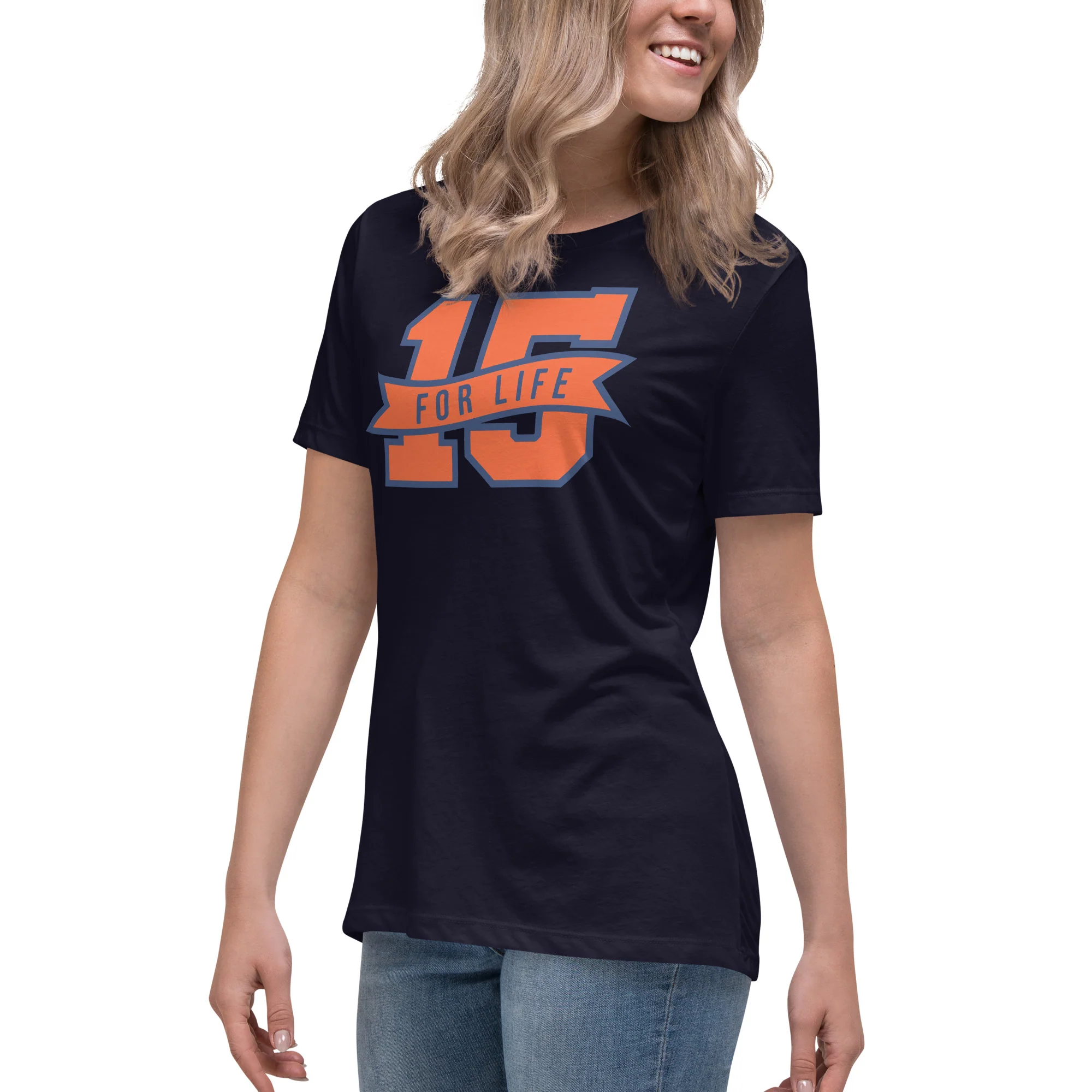 15 For Life Women's Relaxed T-Shirt - Image 3