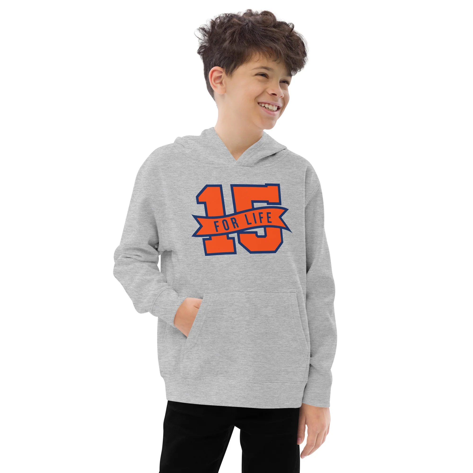 15 For Life Youth Fleece Hoodie - Image 5