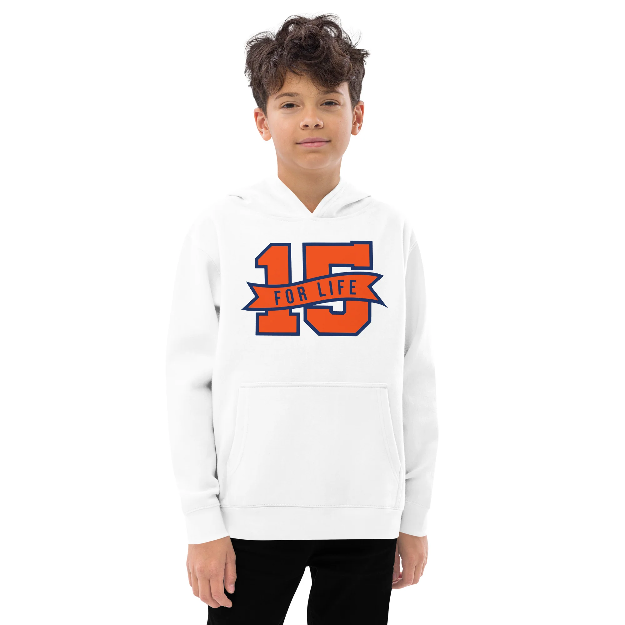 15 For Life Youth Fleece Hoodie - Image 7