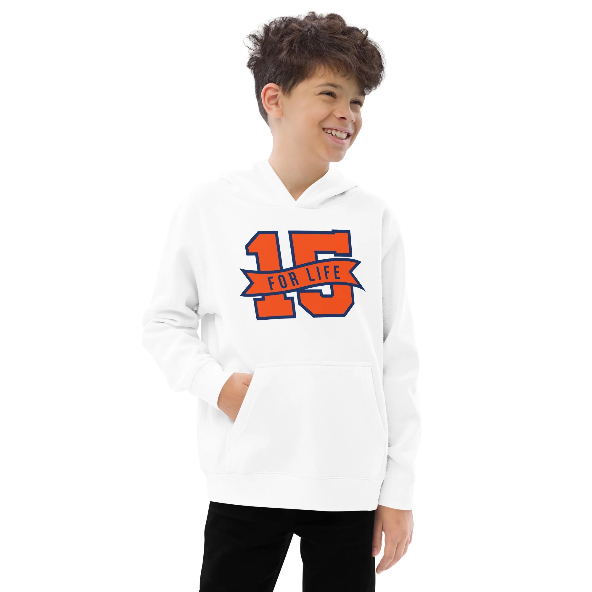 15 For Life Youth Fleece Hoodie - Image 8