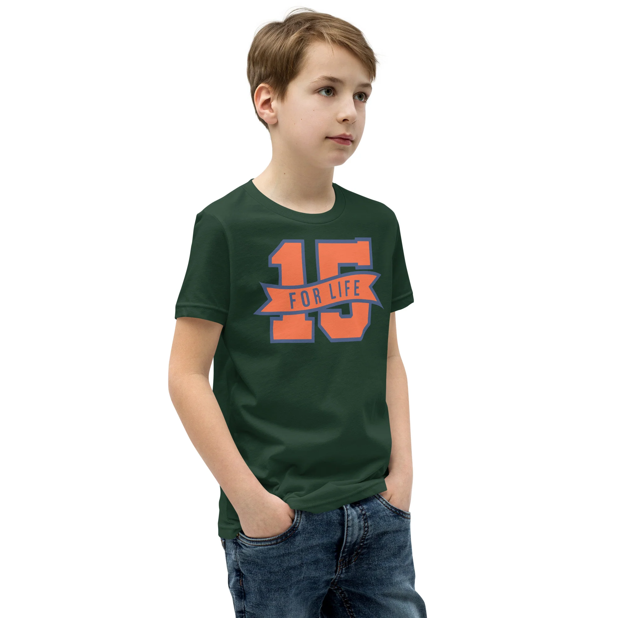 15 For Life Youth T-Shirt - Image 5