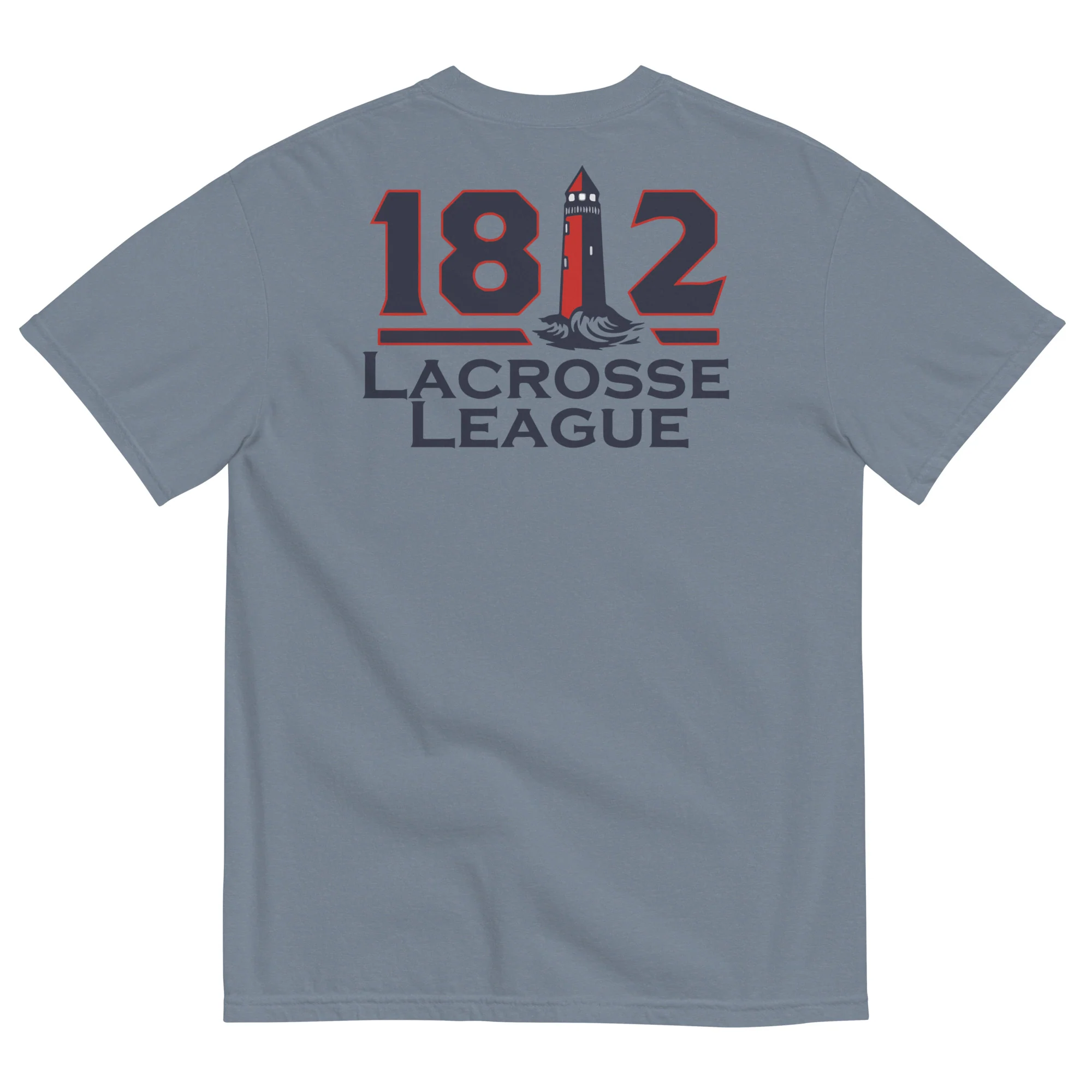 1812 Unisex Dual Print Heavyweight T-shirt - Image 4