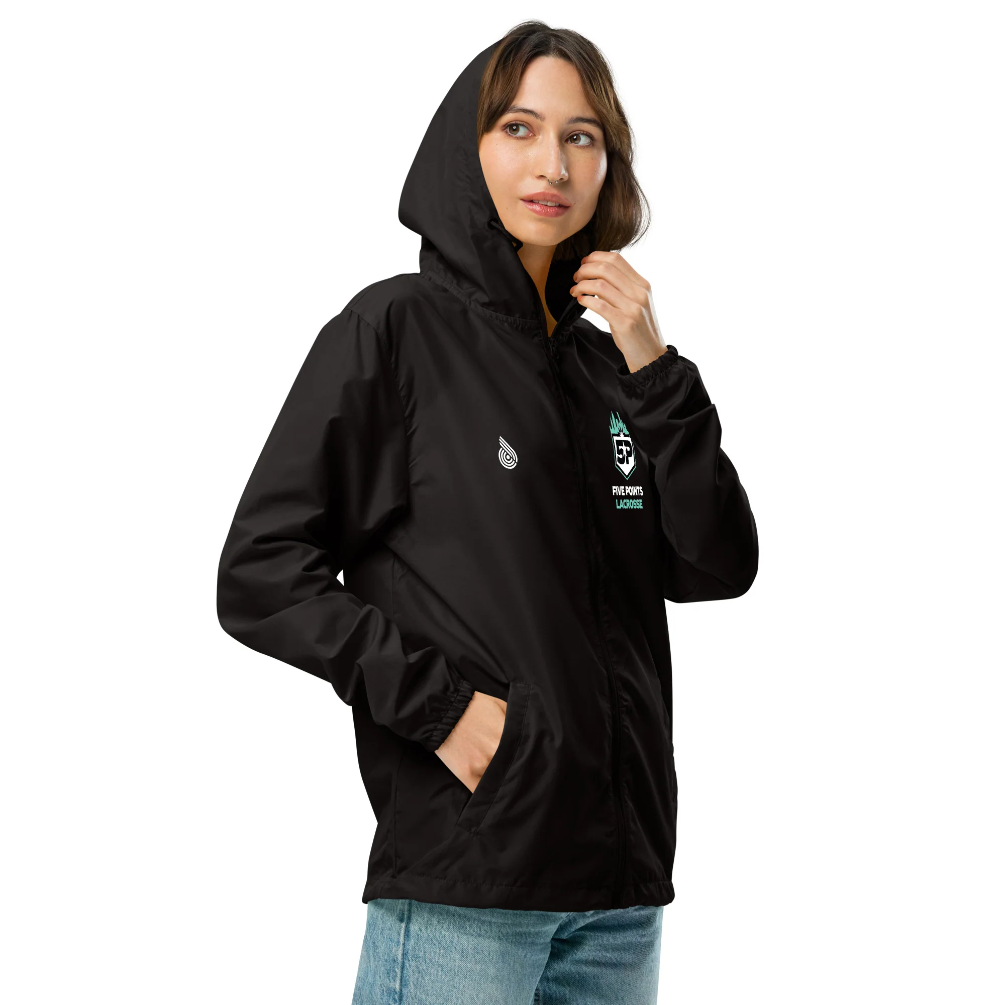 5P Unisex Lightweight Zip Up Windbreaker - Image 4