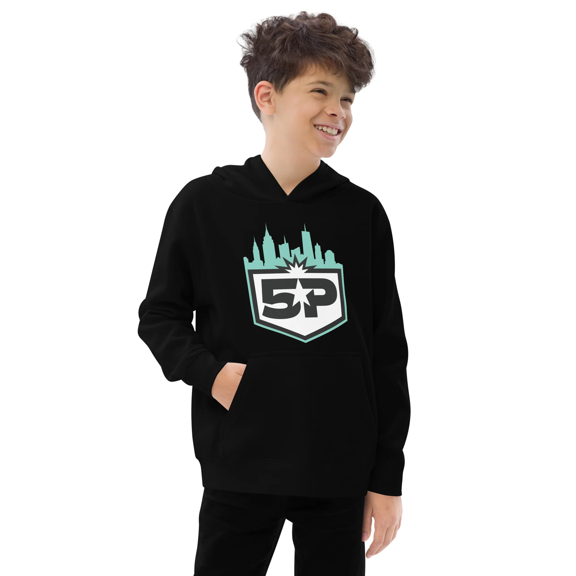 5P Youth Fleece Hoodie - Image 2