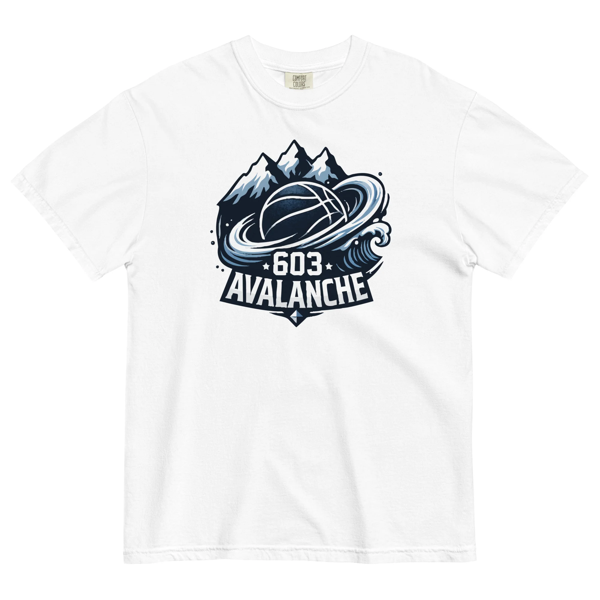 603 Avalanche Logo Unisex Garment-dyed T-Shirt - Image 3