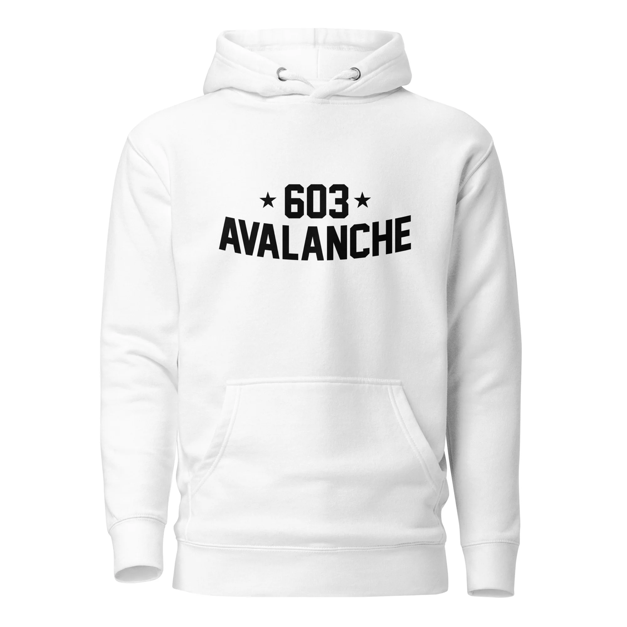 603 Avalanche Text Unisex Hoodie - Image 2