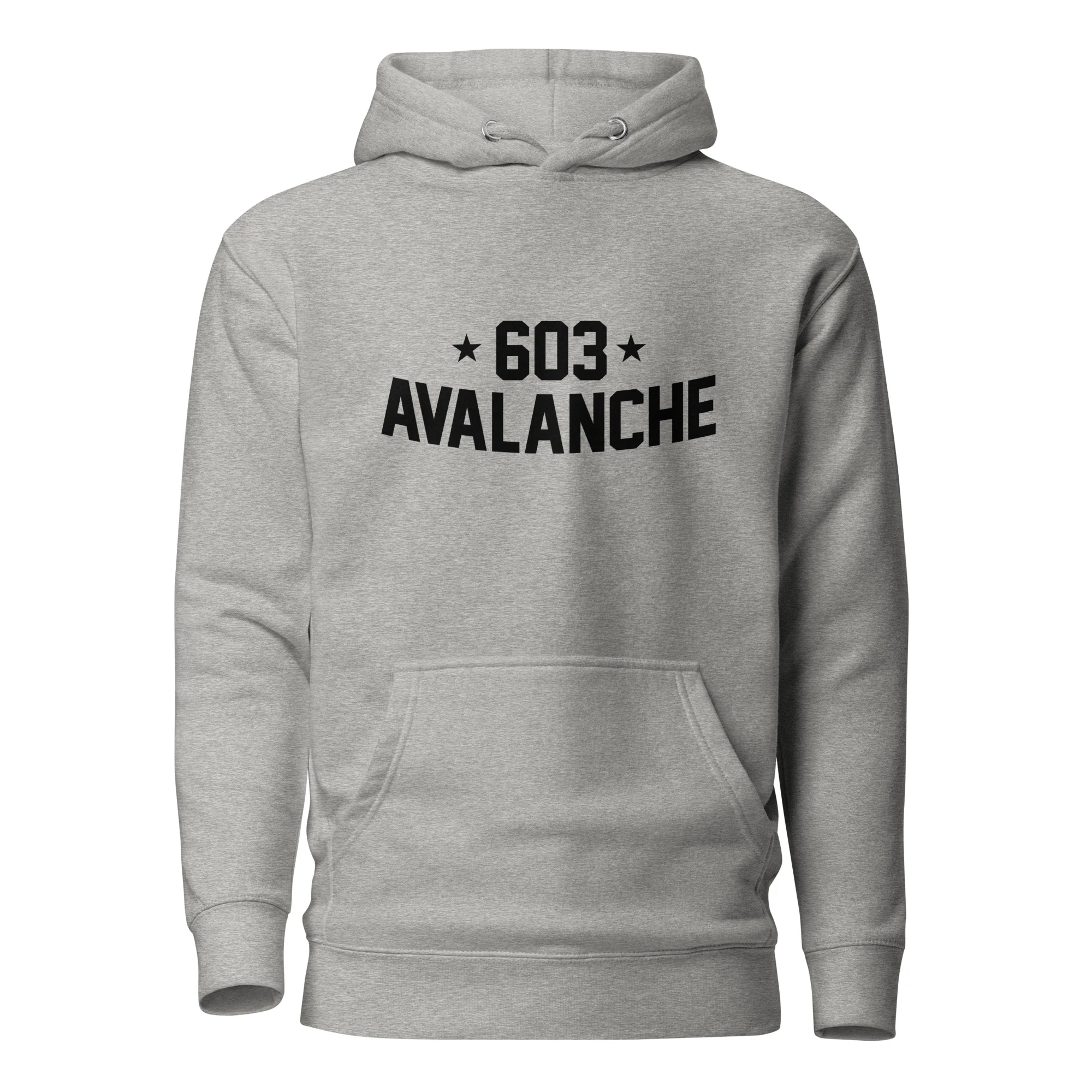 603 Avalanche Text Unisex Hoodie - Image 3