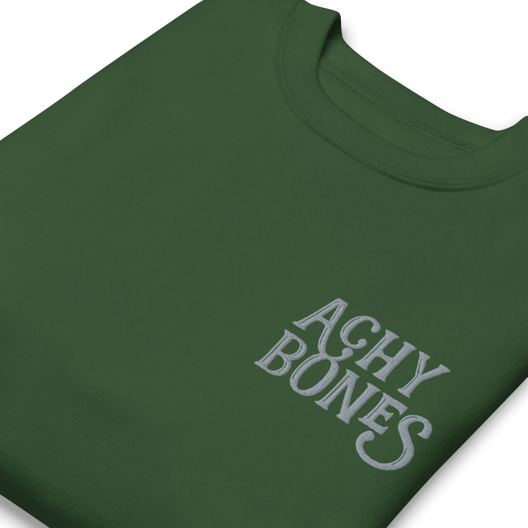 Achy Bones Embroidered Crewneck Sweatshirt - Image 4
