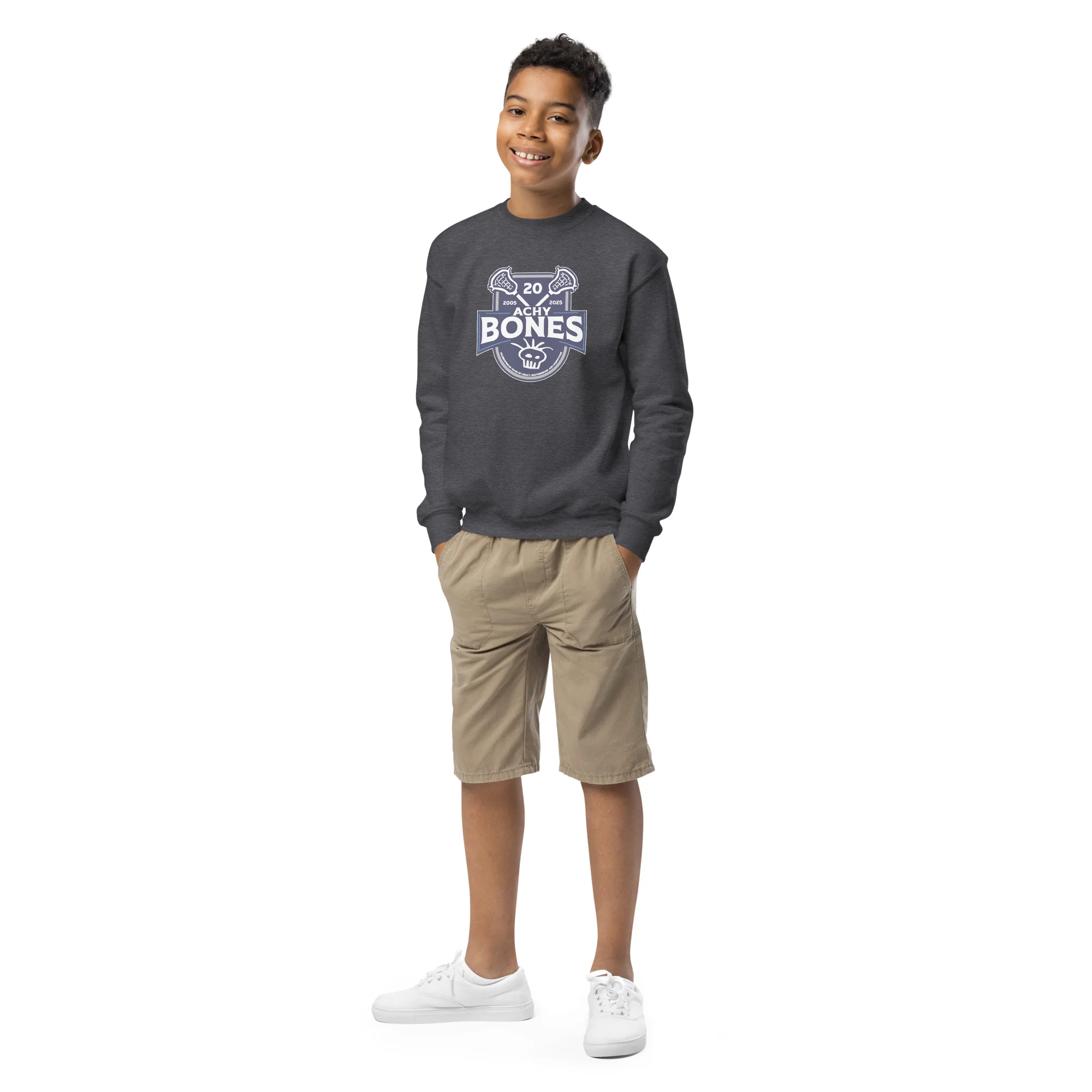 Achy Bones YOUTH Crewneck Sweatshirt - Image 3