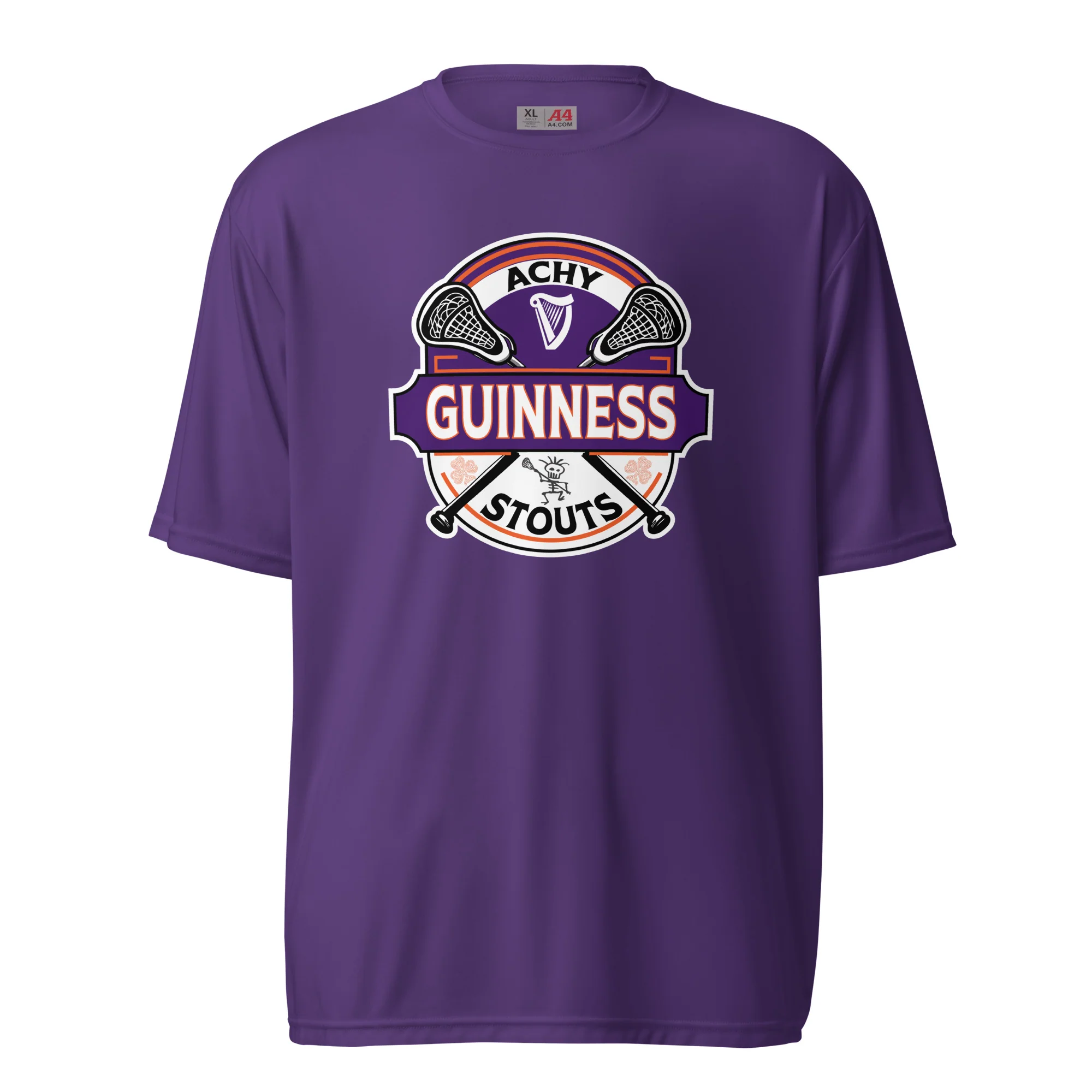 Achy Stouts Classic Unisex Performance T-Shirt - Image 4