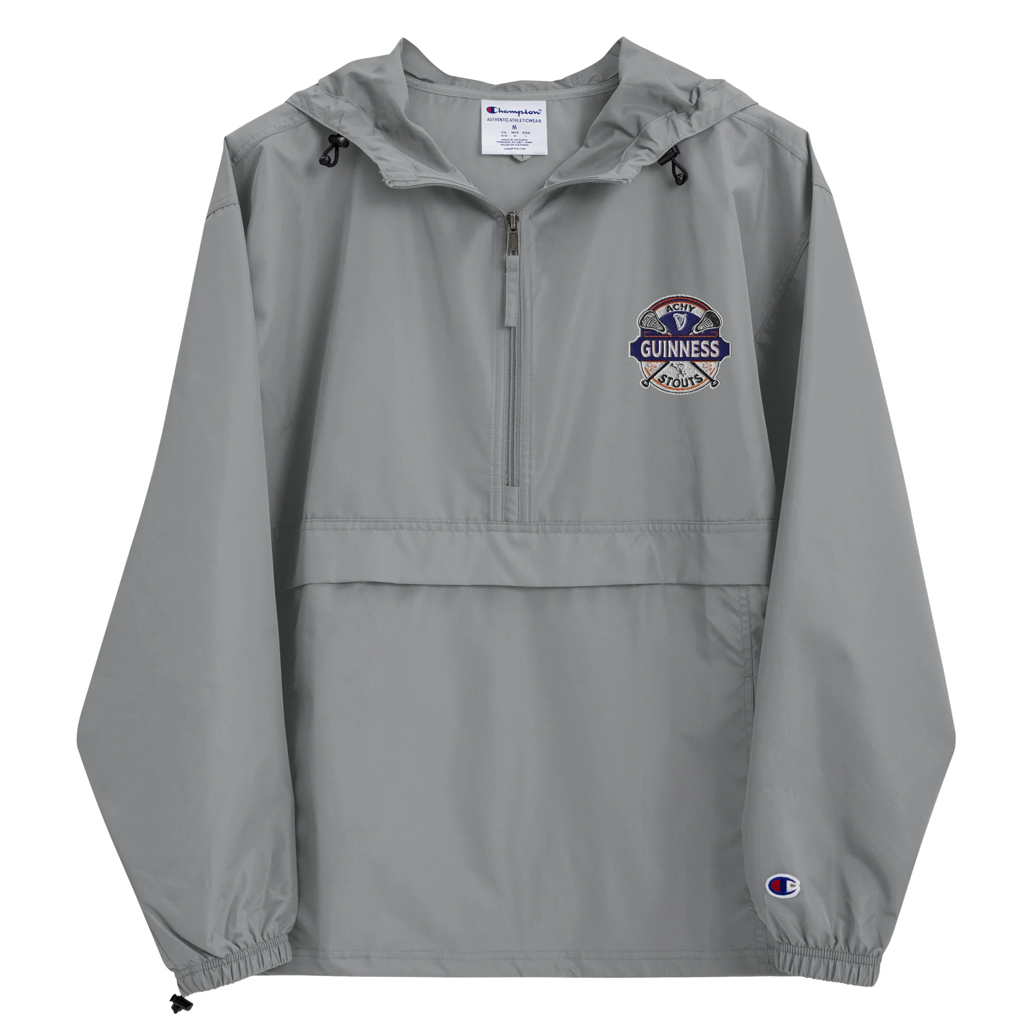 Achy Stouts Embroidered Champion Packable Jacket