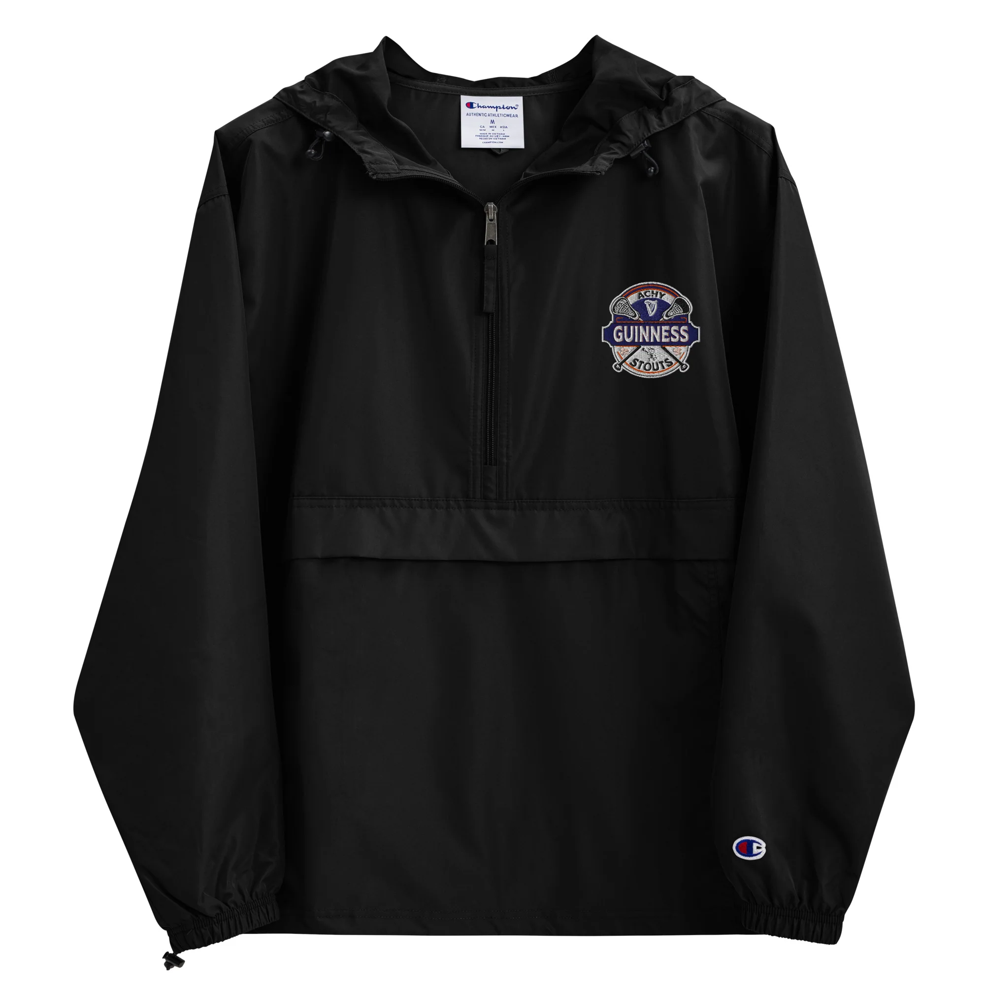 Achy Stouts Embroidered Champion Packable Jacket - Image 2