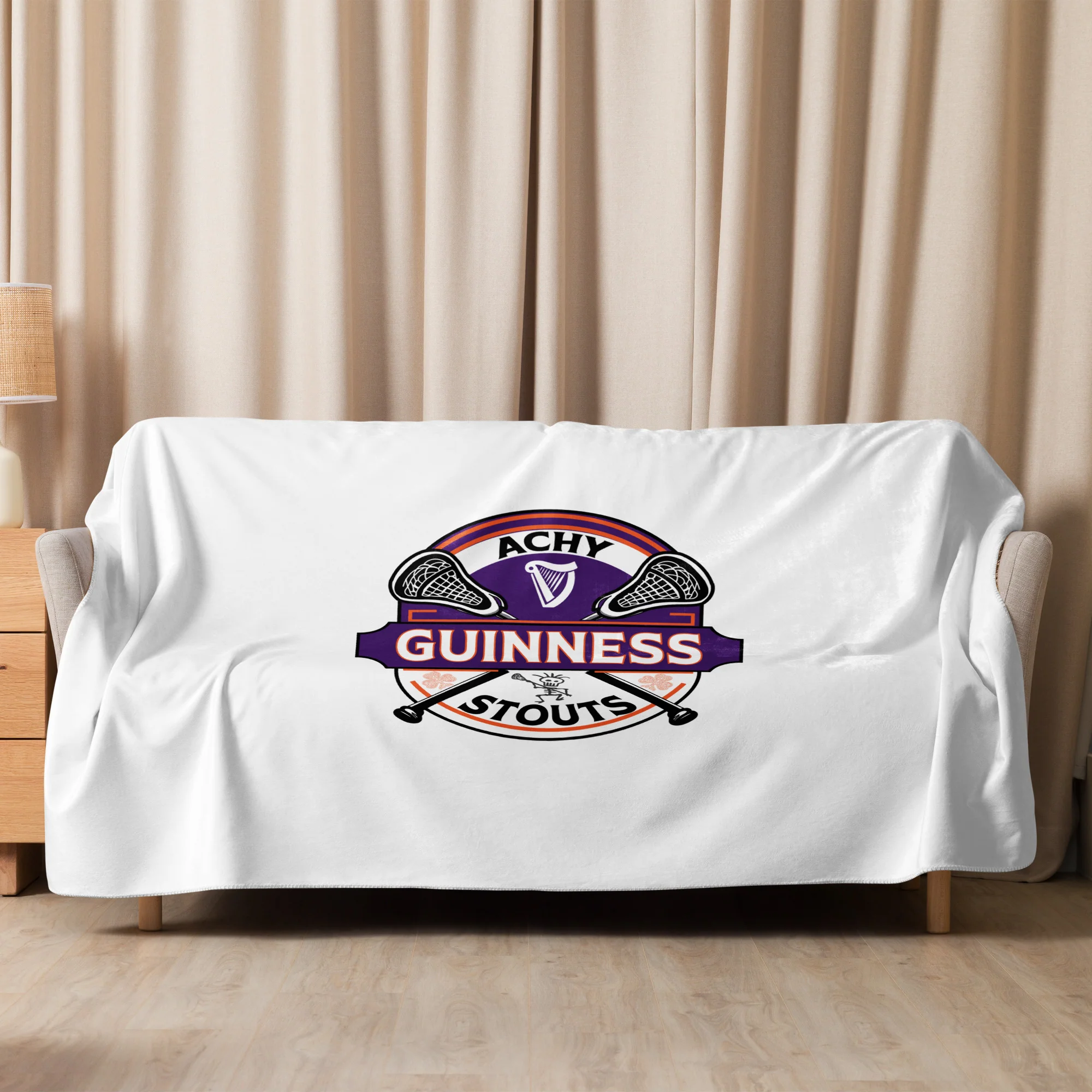 Achy Stouts Sherpa Blanket