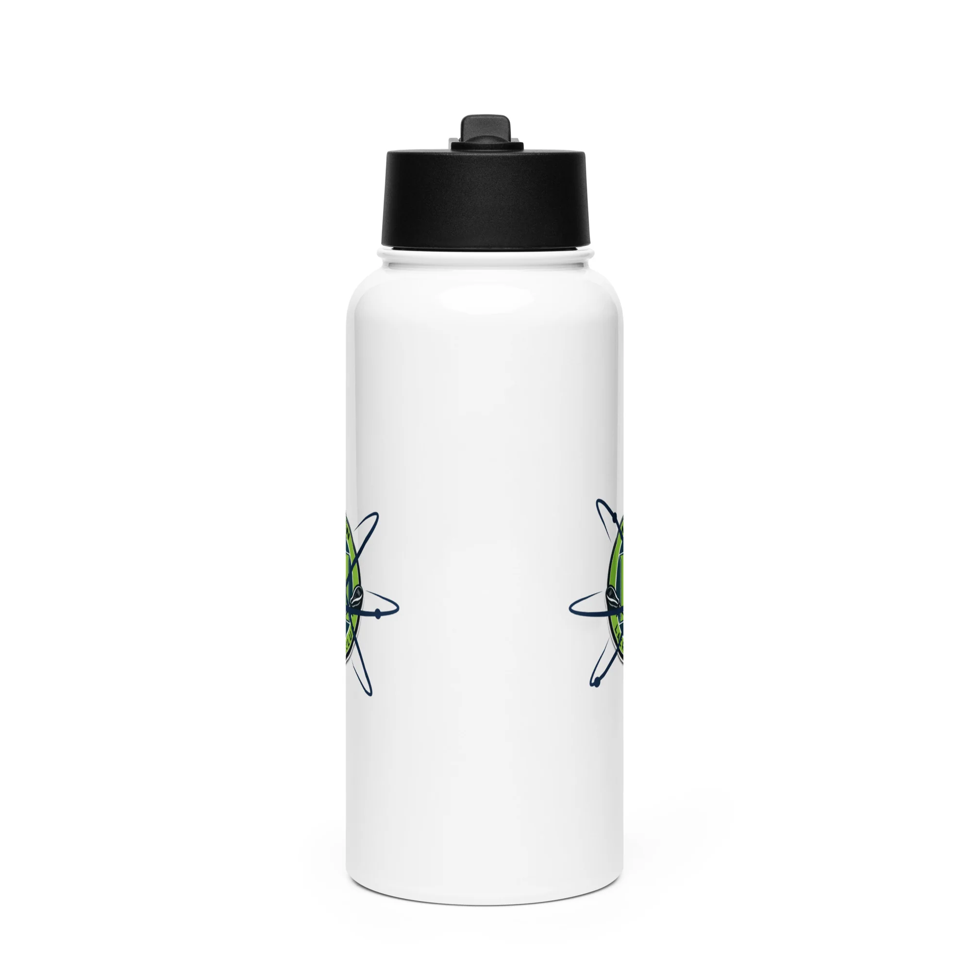 Atomics Stainless steel water bottle with a straw lid - Image 2