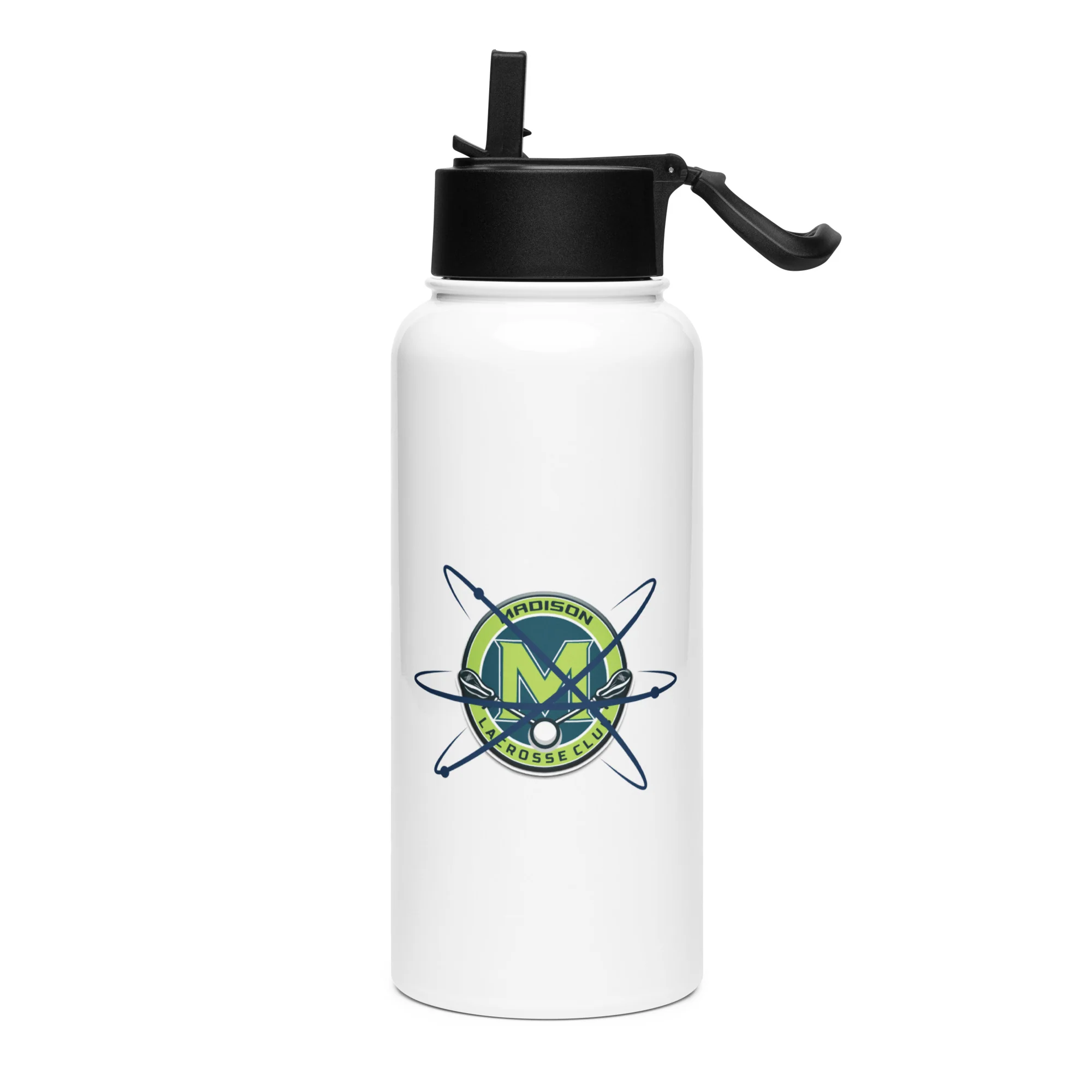 Atomics Stainless steel water bottle with a straw lid - Image 4