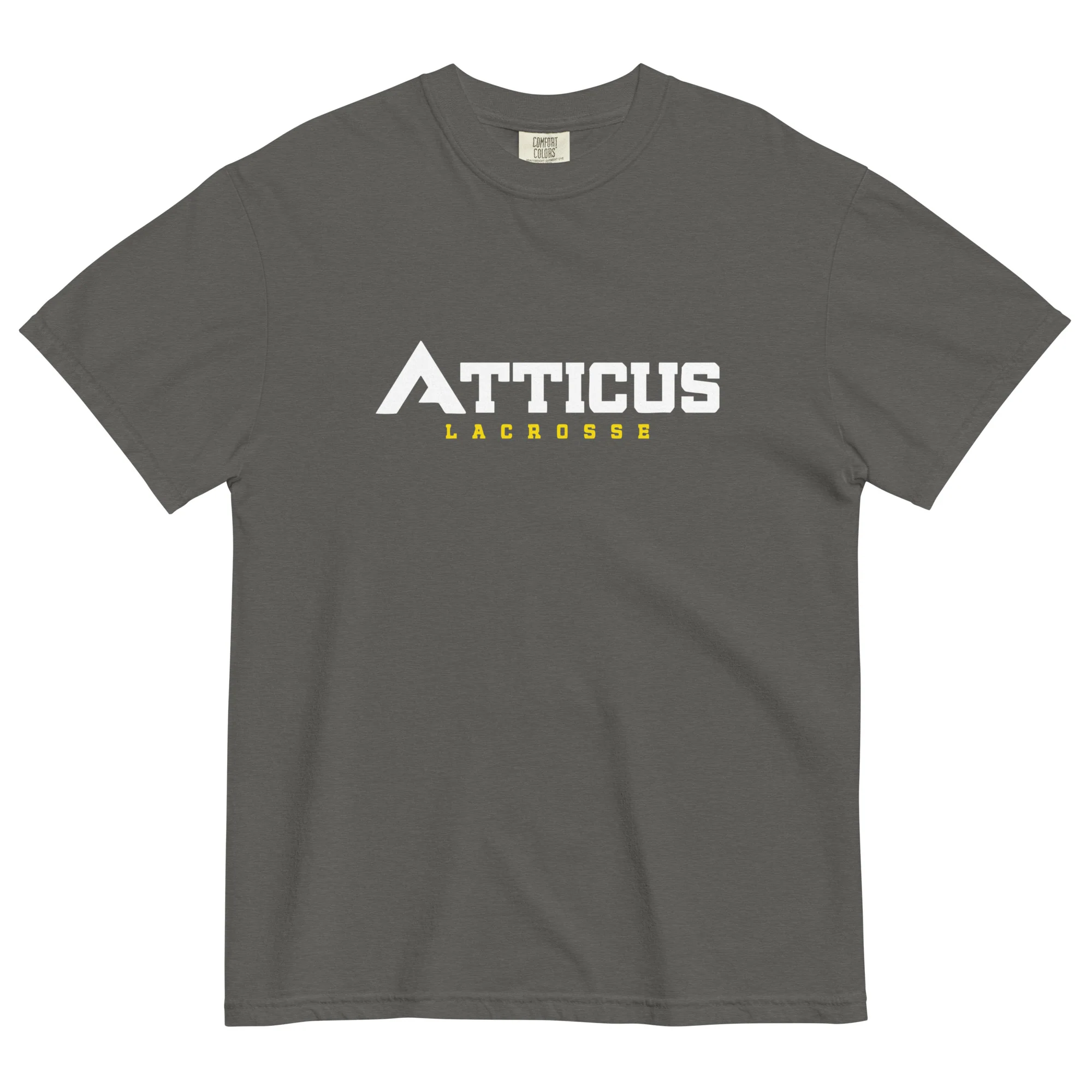 Atticus Script Unisex Garment-dyed T-Shirt - Image 2