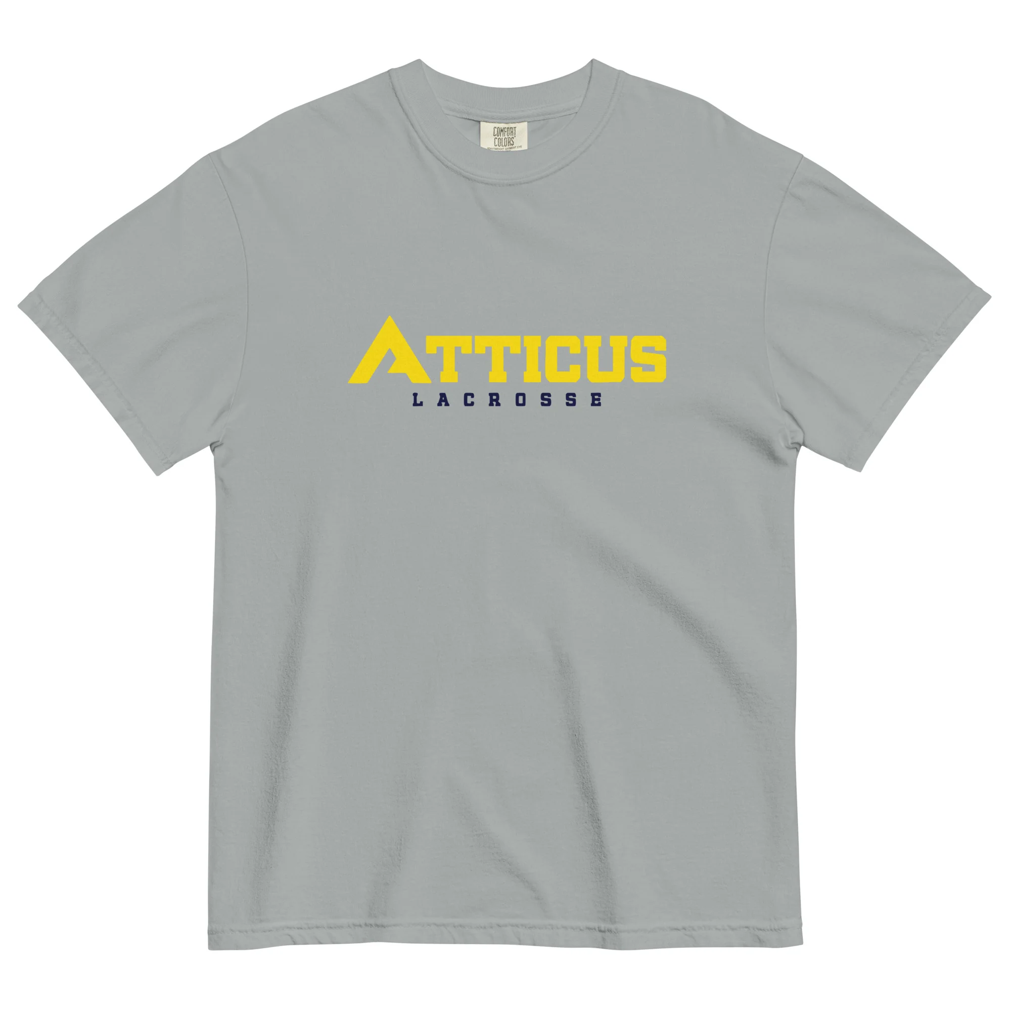 Atticus Script Unisex Garment-dyed T-Shirt - Image 3