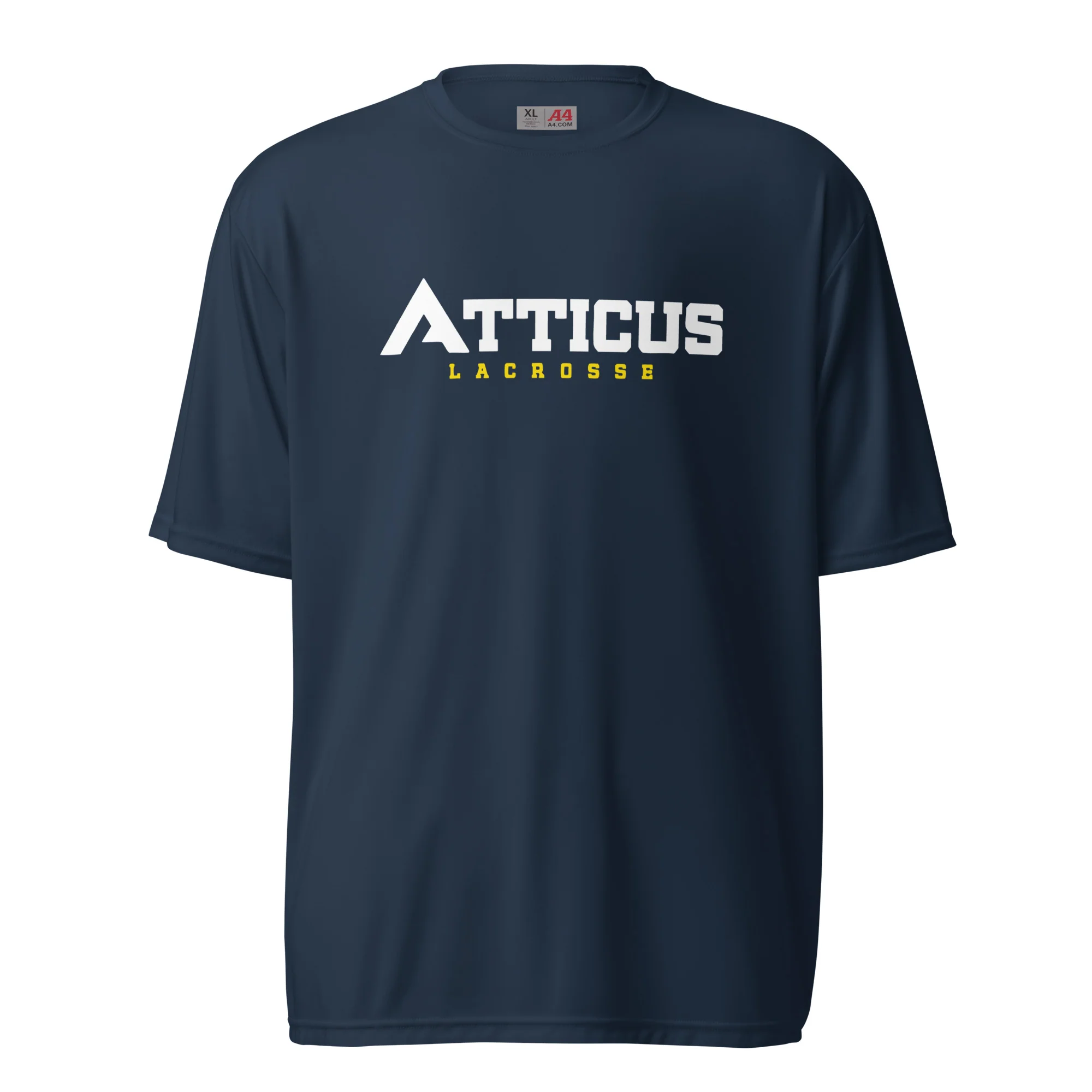 Atticus Script Unisex Performance T-Shirt
