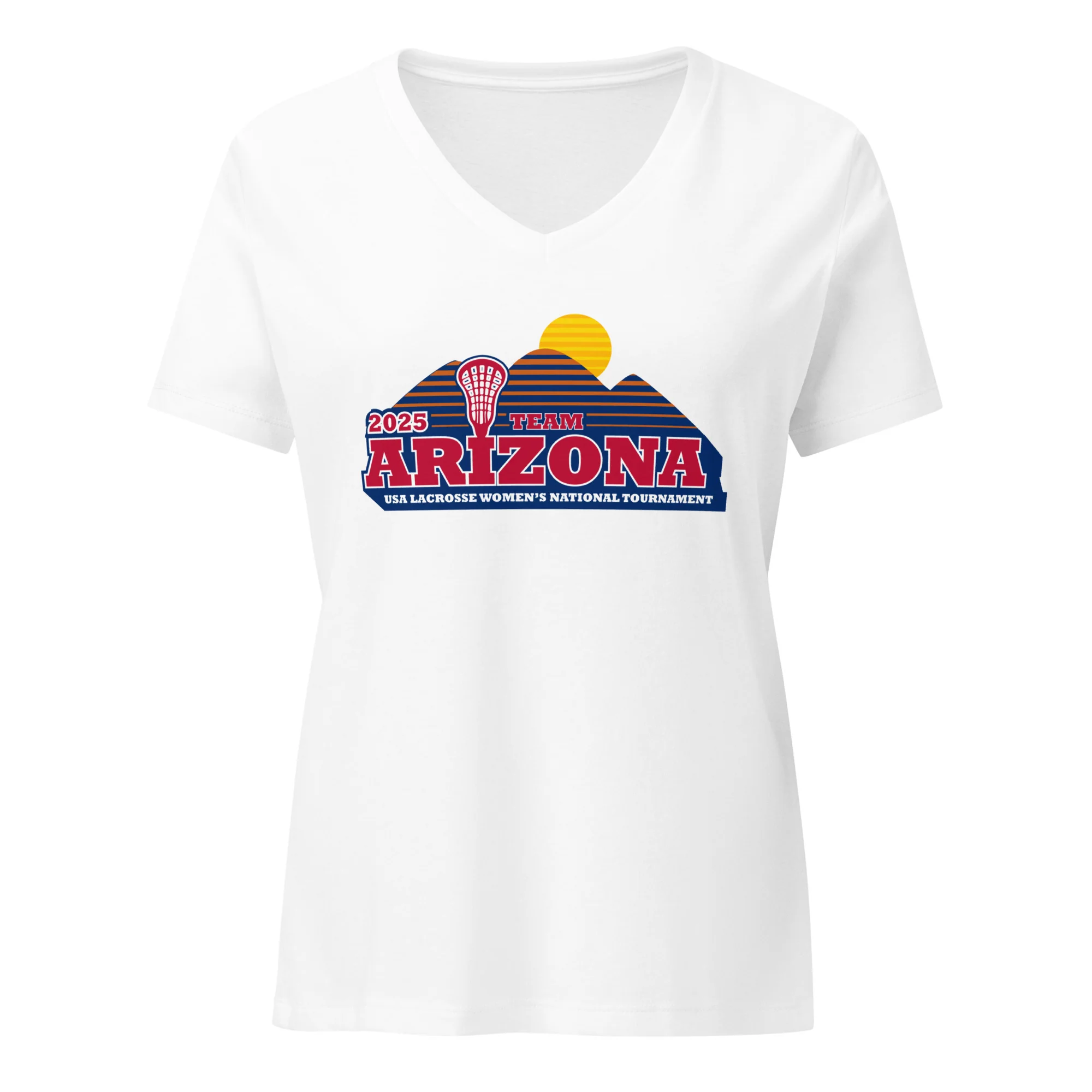 AZ National Women’s relaxed v-neck t-shirt - Image 13