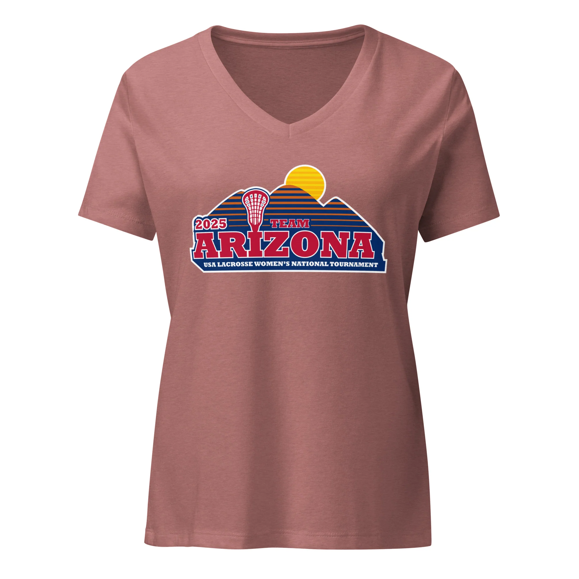 AZ National Women’s relaxed v-neck t-shirt - Image 9