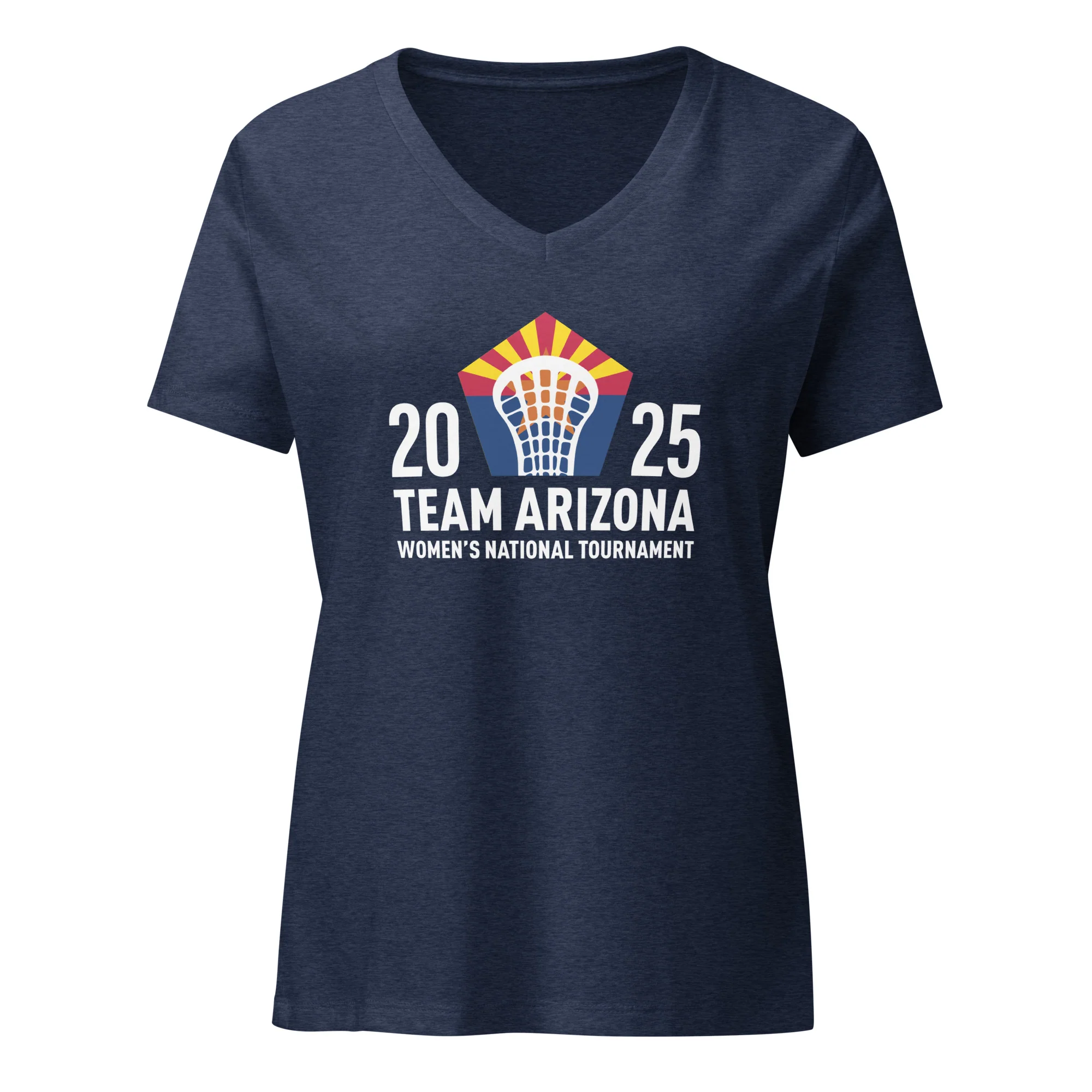 AZ National Women’s relaxed v-neck t-shirt