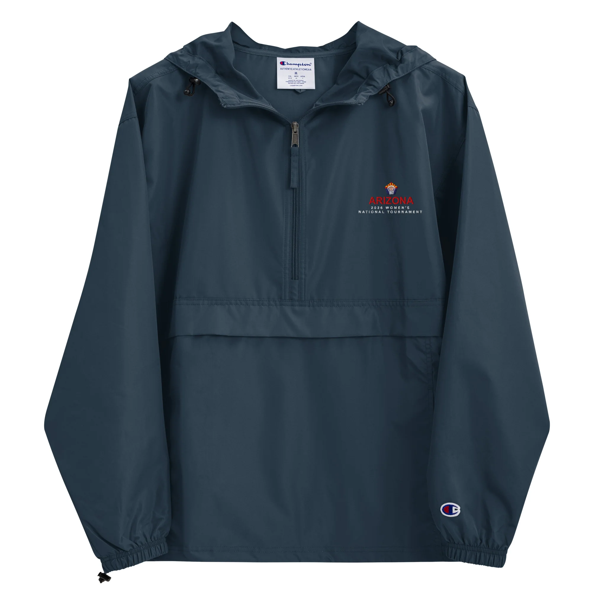 AZ WNT Embroidered Champion Packable Jacket