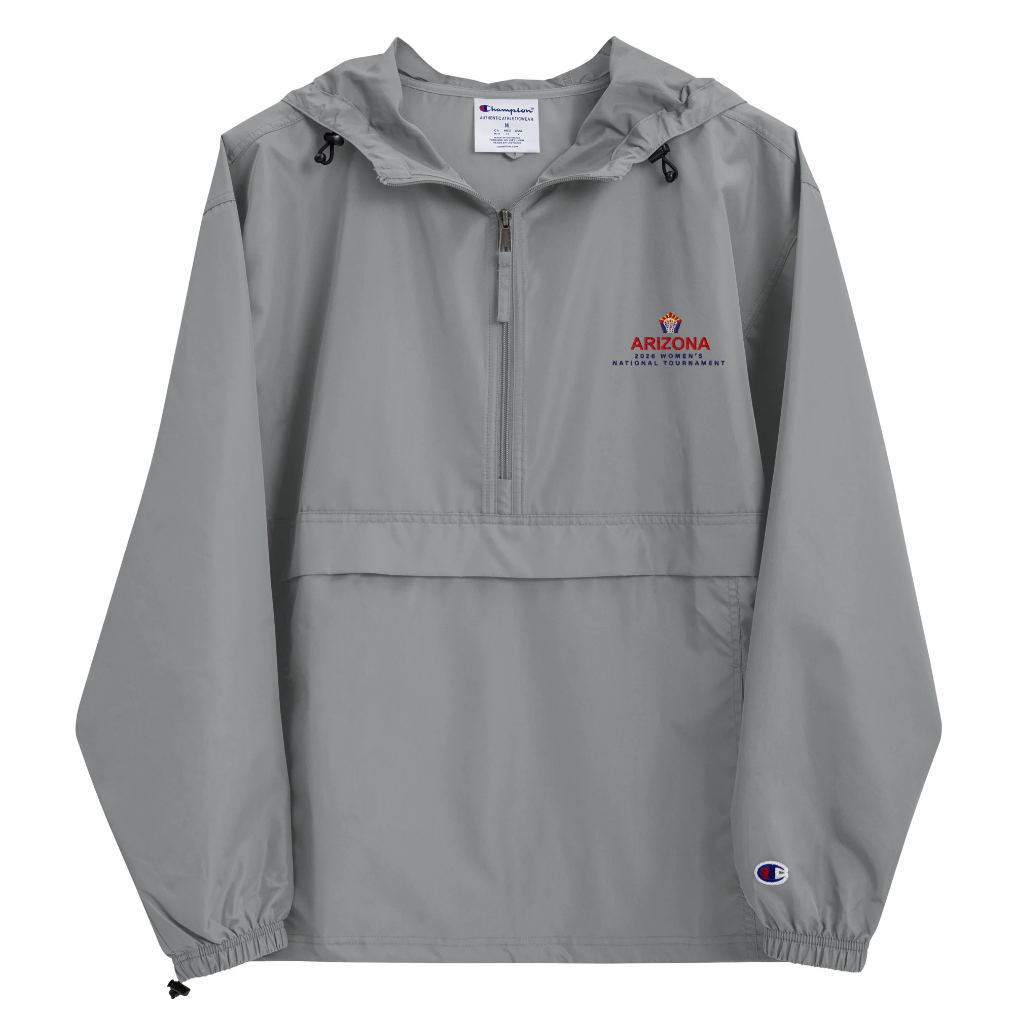 AZ WNT Embroidered Champion Packable Jacket - Image 2