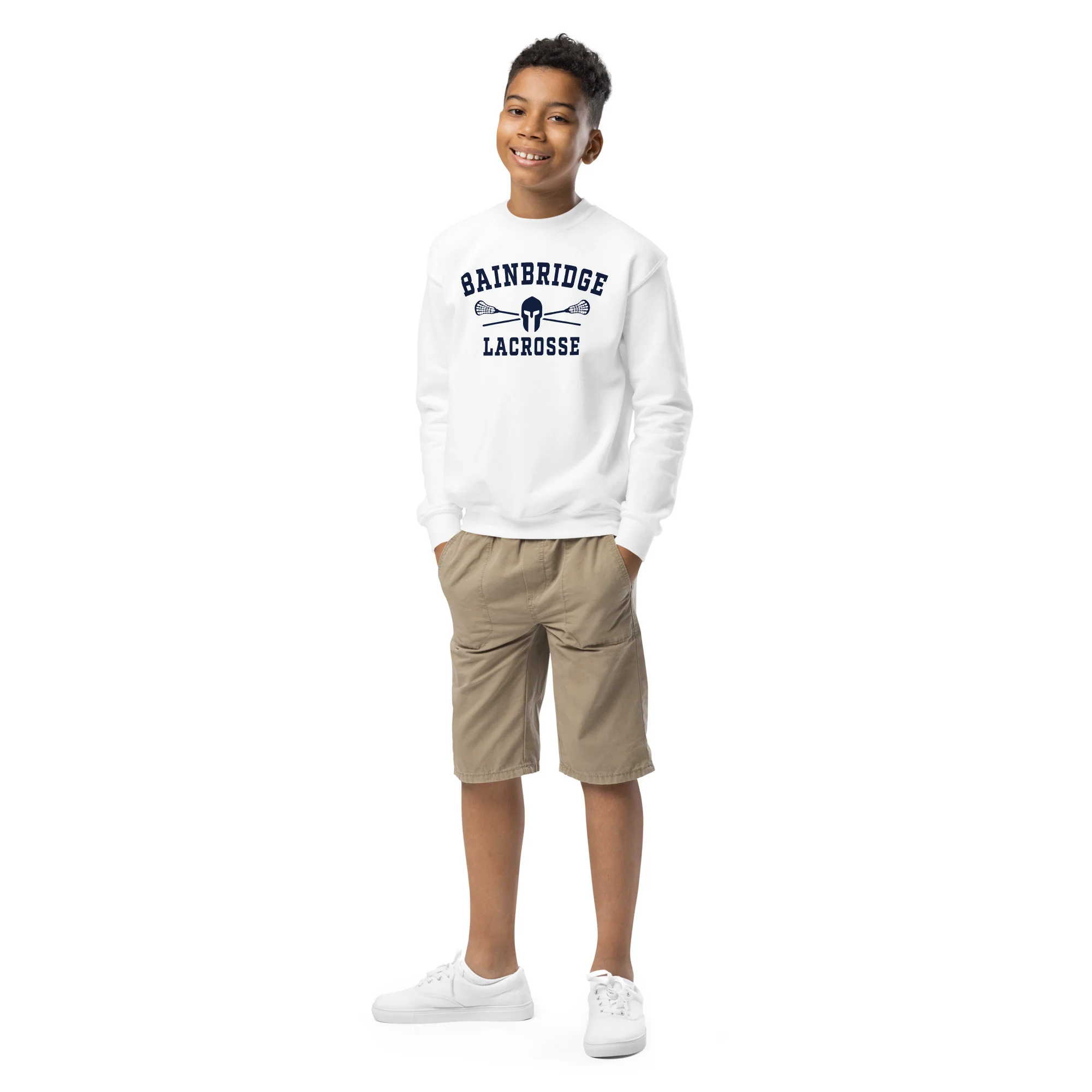 Bainbridge YOUTH Crewneck Sweatshirt - Image 2