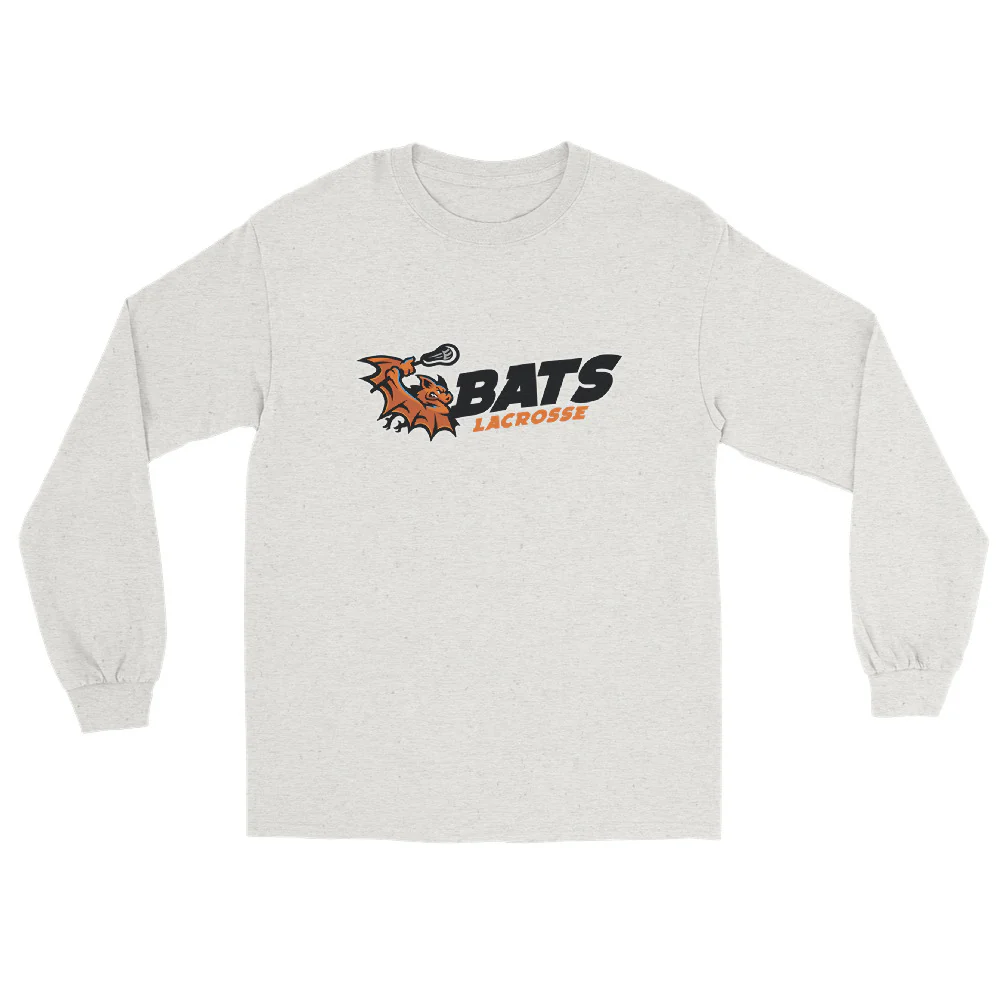 Bats Men’s Long Sleeve Shirt - Image 3