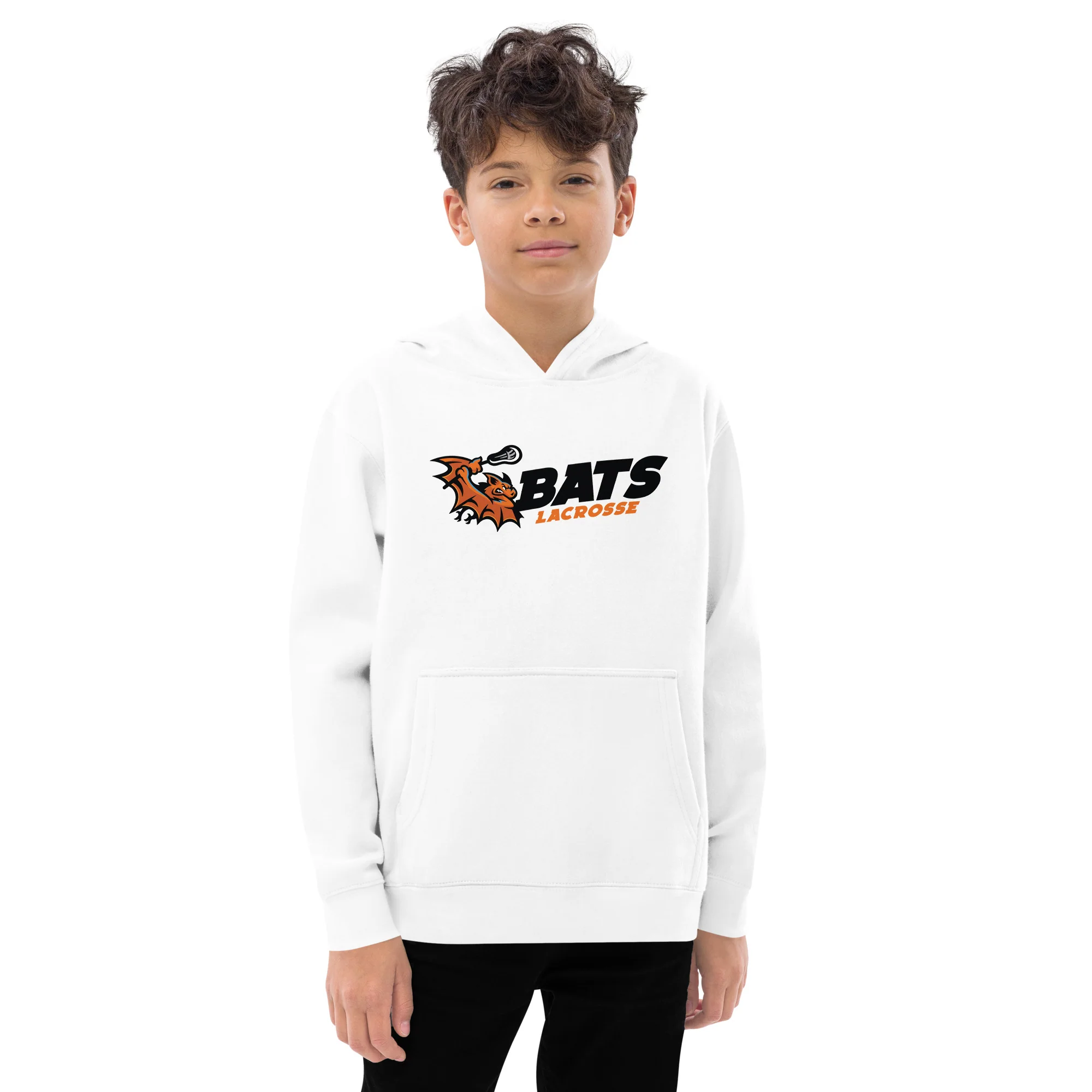 Bats Youth Fleece Hoodie - Image 3