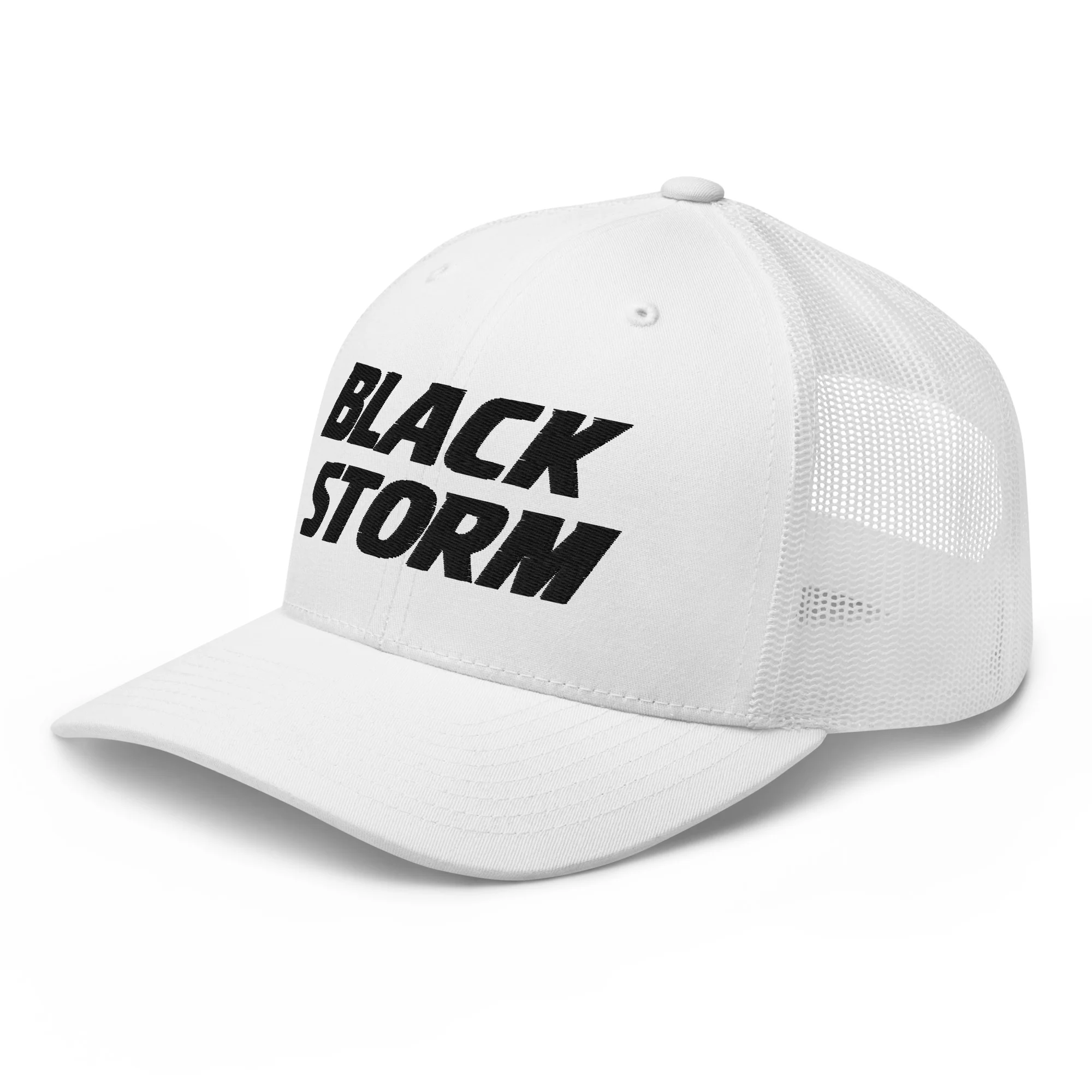 Black Storm Trucker Cap - Image 6