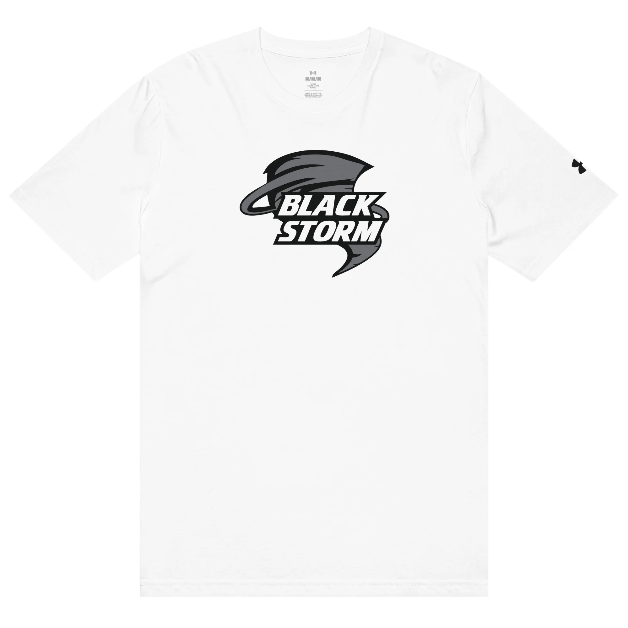 Black Storm Under ArmourⓇ athletic t-shirt - Image 2
