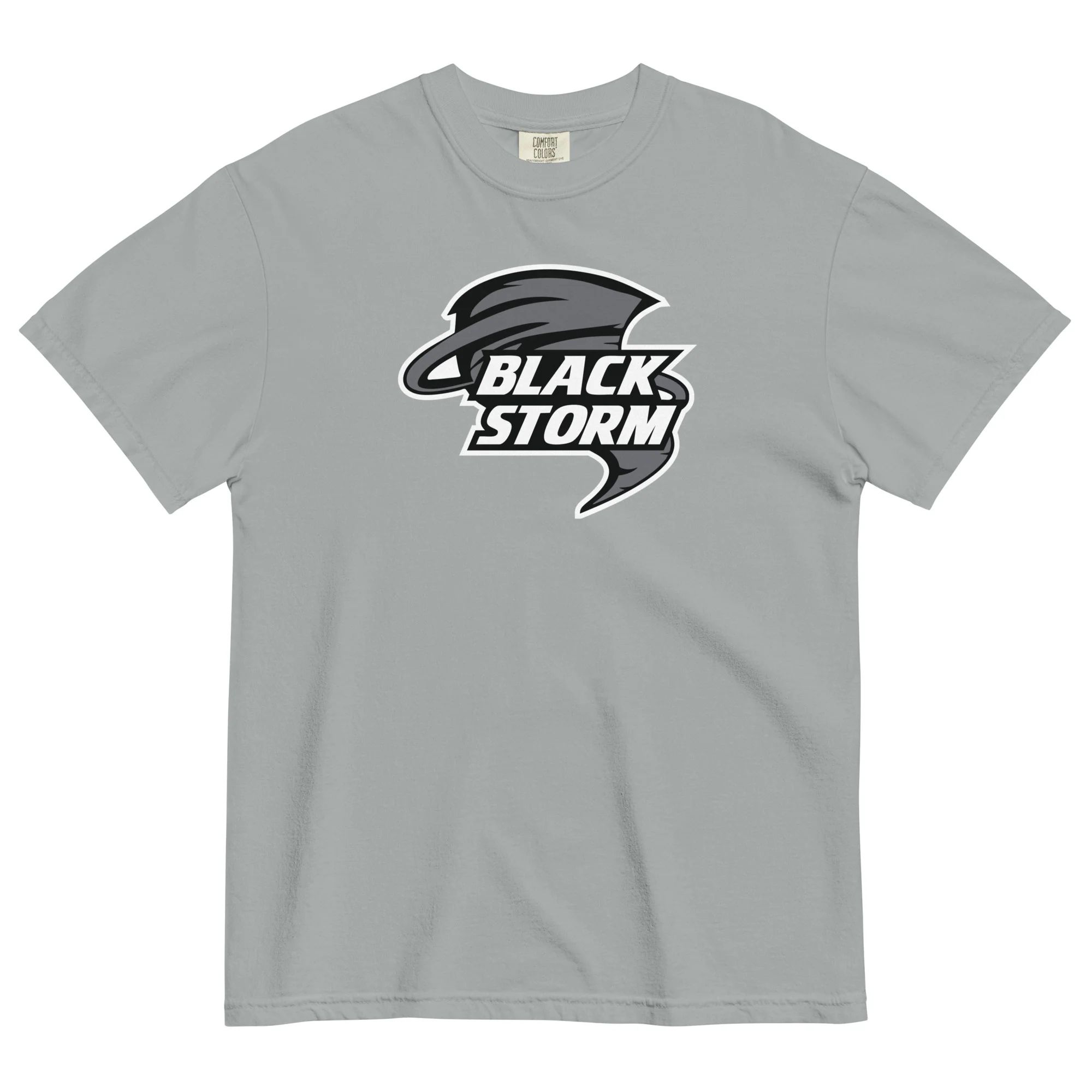 Black Storm Unisex garment-dyed heavyweight t-shirt