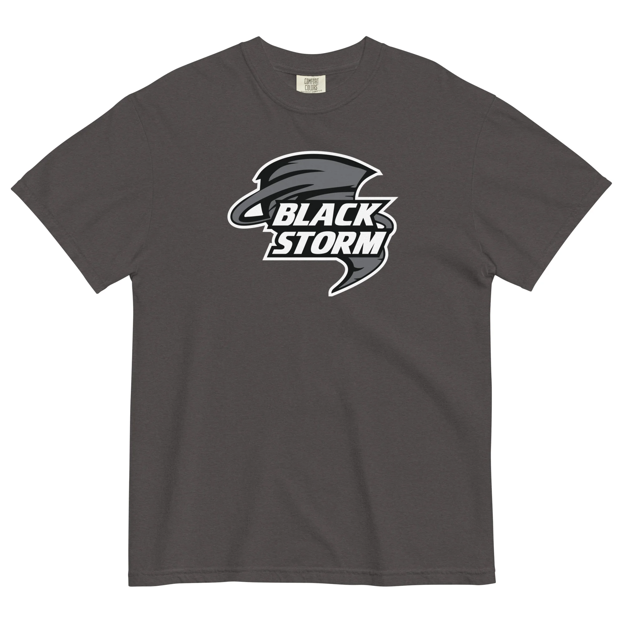 Black Storm Unisex garment-dyed heavyweight t-shirt - Image 3