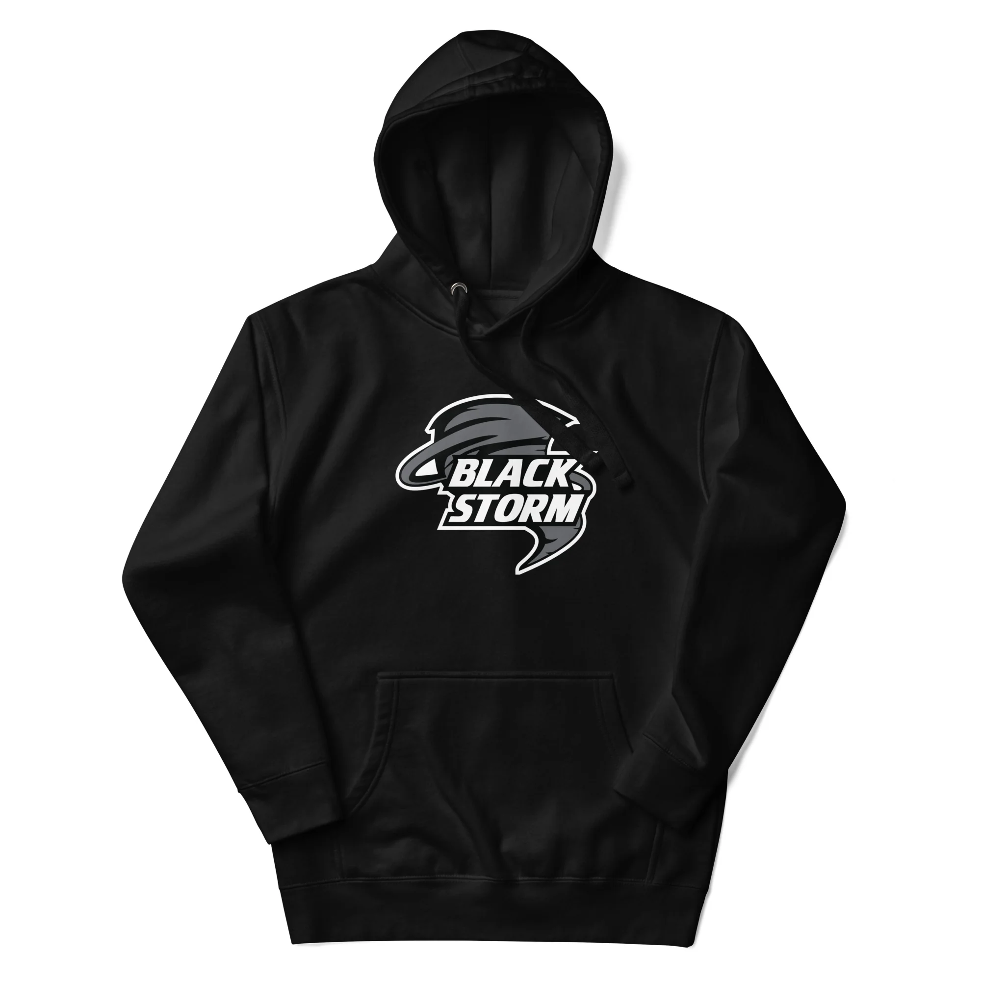 Black Storm Unisex Hoodie - Image 2