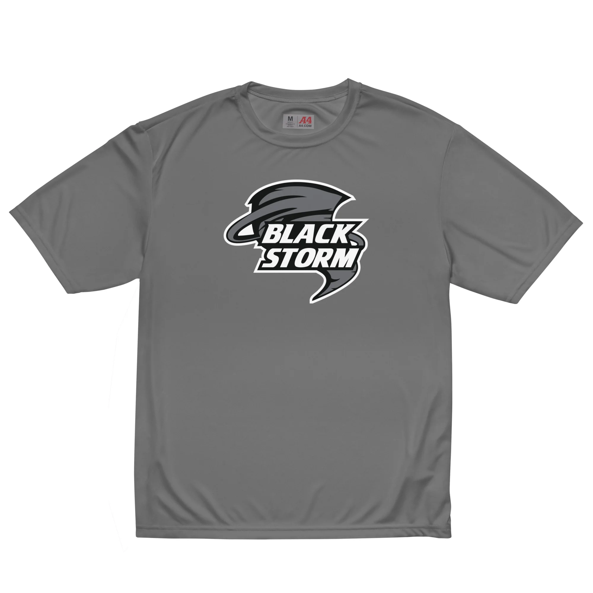 Black Storm Unisex performance t-shirt - Image 3