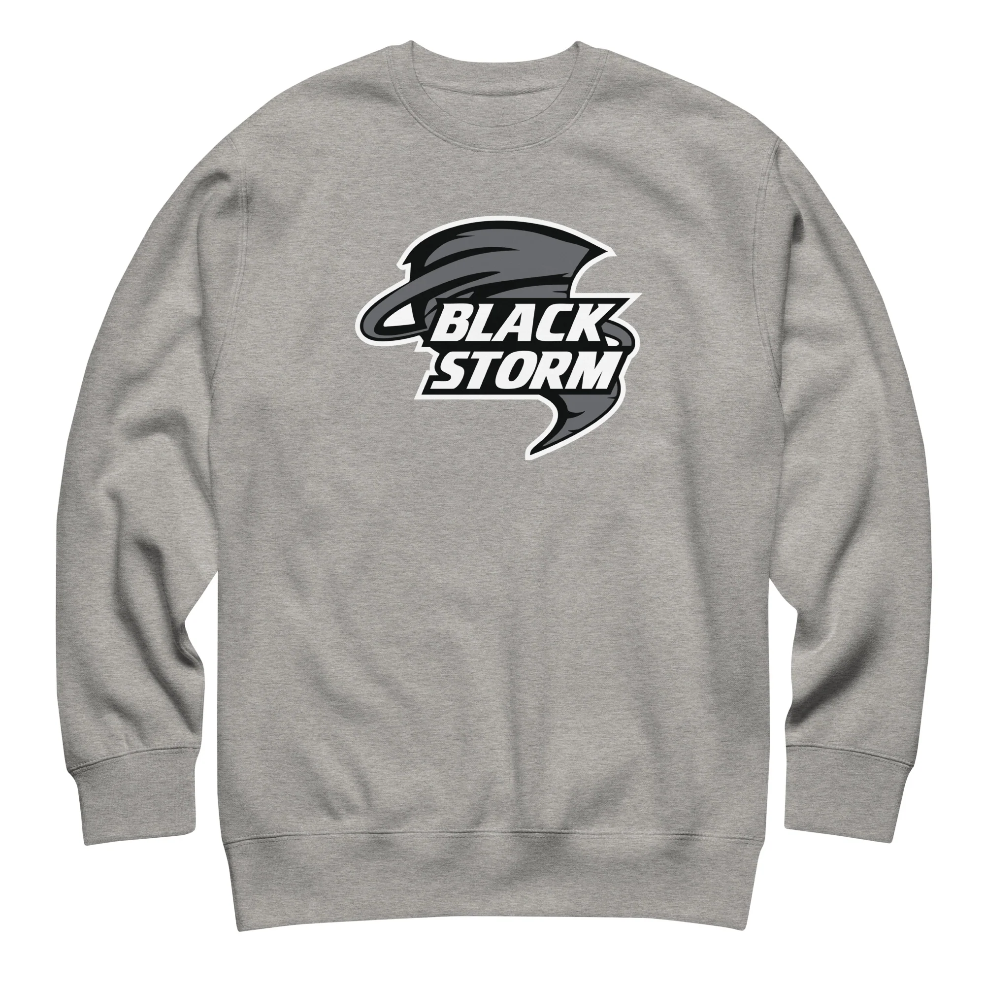Black Storm Unisex Premium Sweatshirt - Image 3