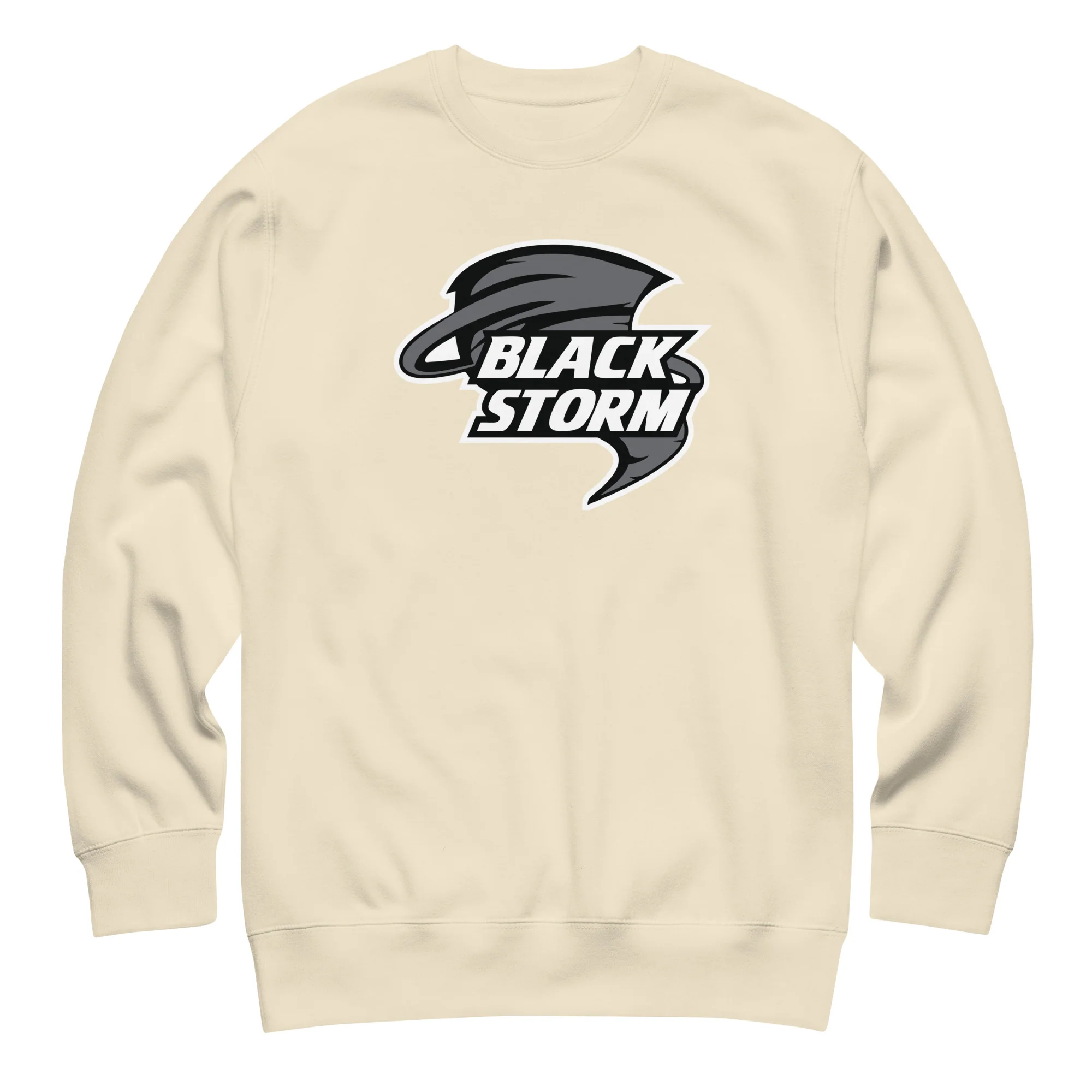 Black Storm Unisex Premium Sweatshirt - Image 4