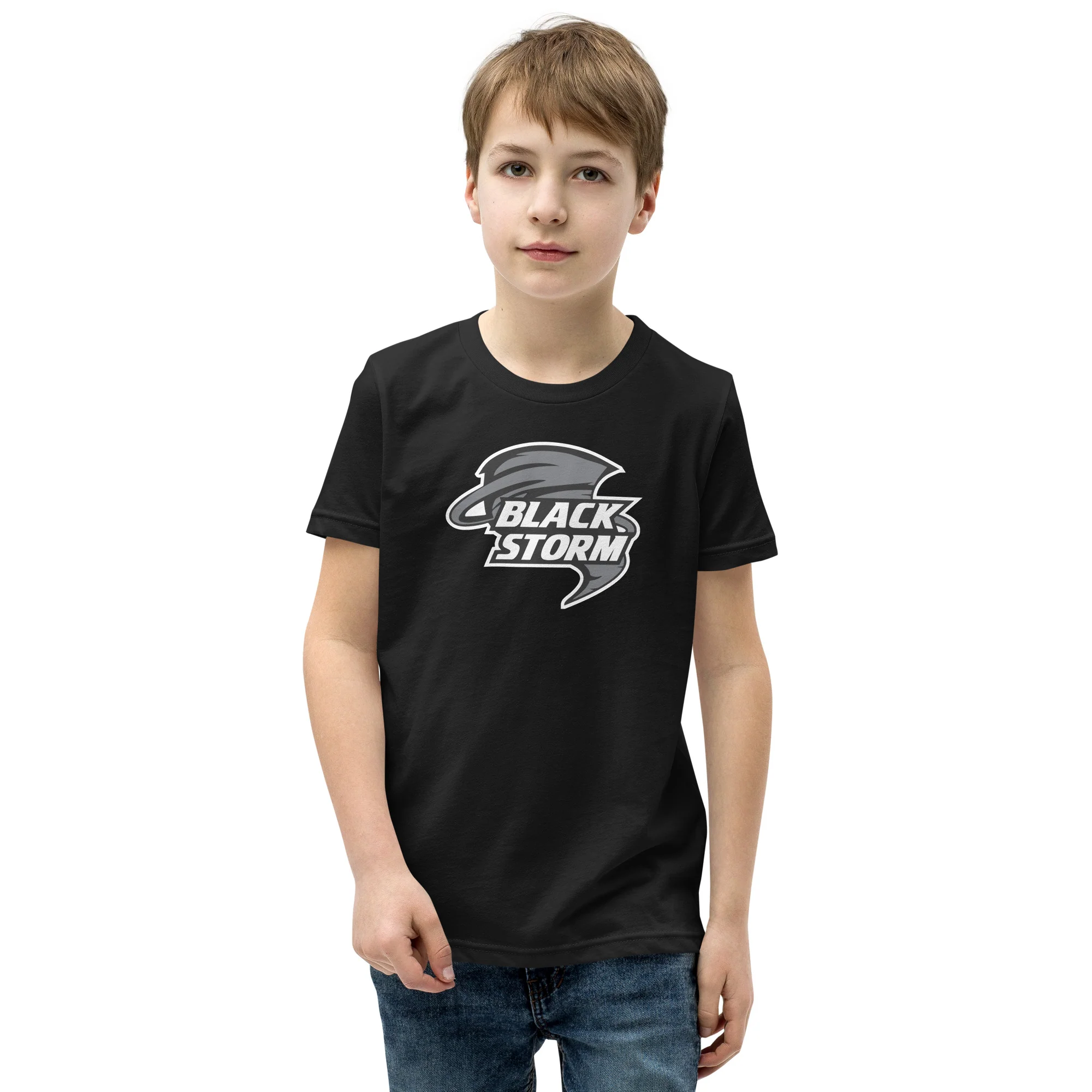 Black Storm YOUTH Short Sleeve T-Shirt - Image 2
