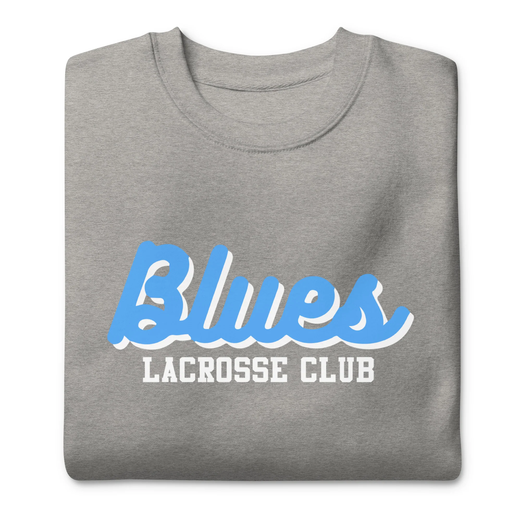 Blue Unisex Premium Sweatshirt - Image 3