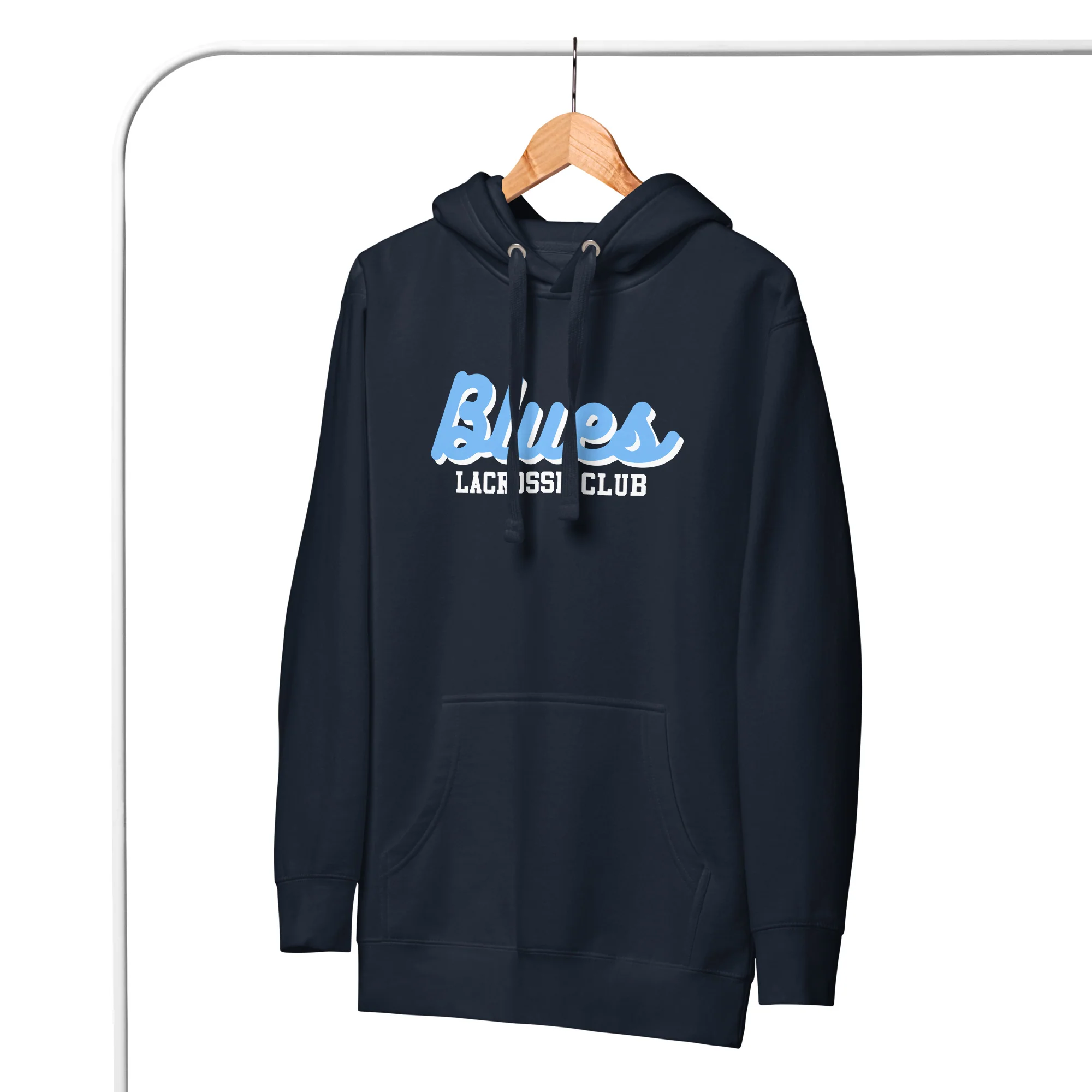 Blues Unisex Hoodie - Image 2