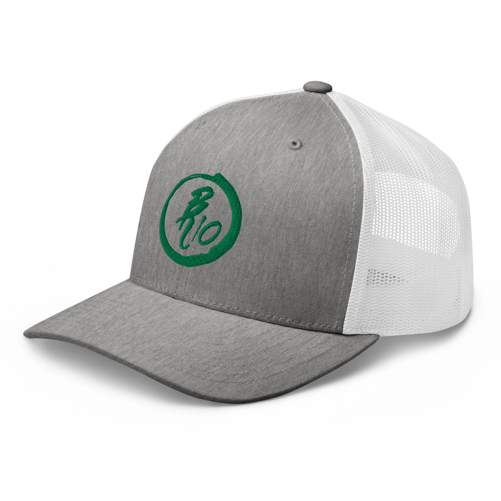 BR 10 Kelly Green Trucker Cap - Image 3