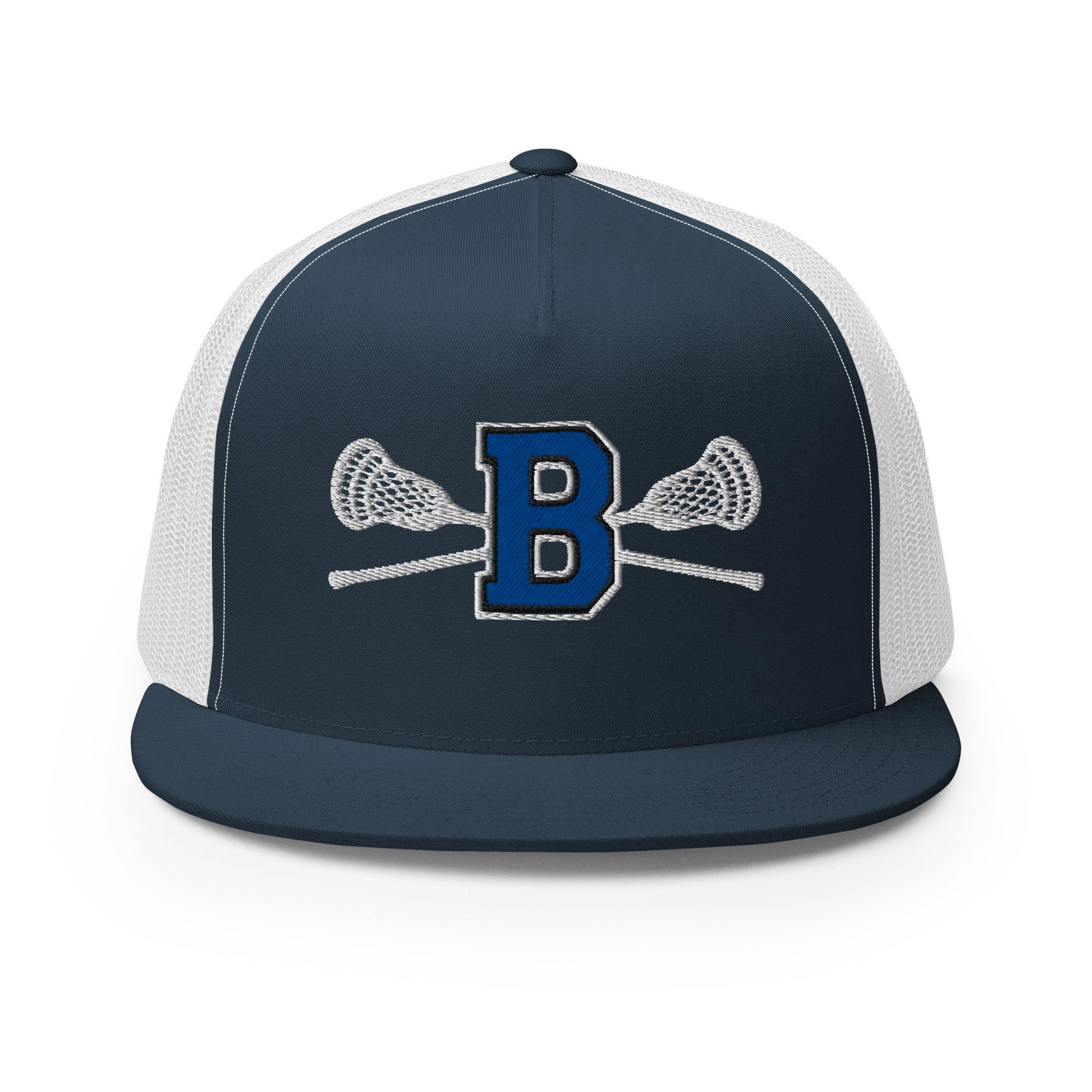 Brookfield Flat Brim Trucker Cap - Image 4