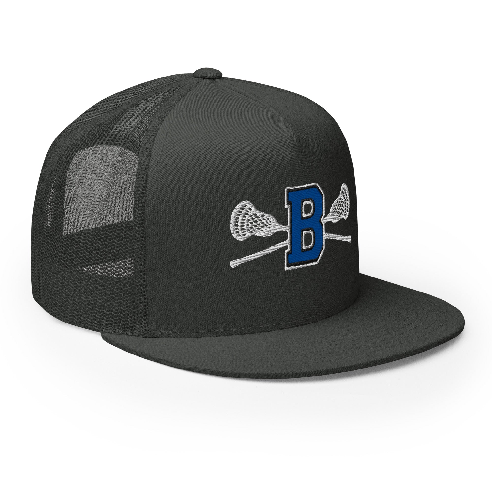 Brookfield Flat Brim Trucker Cap - Image 6