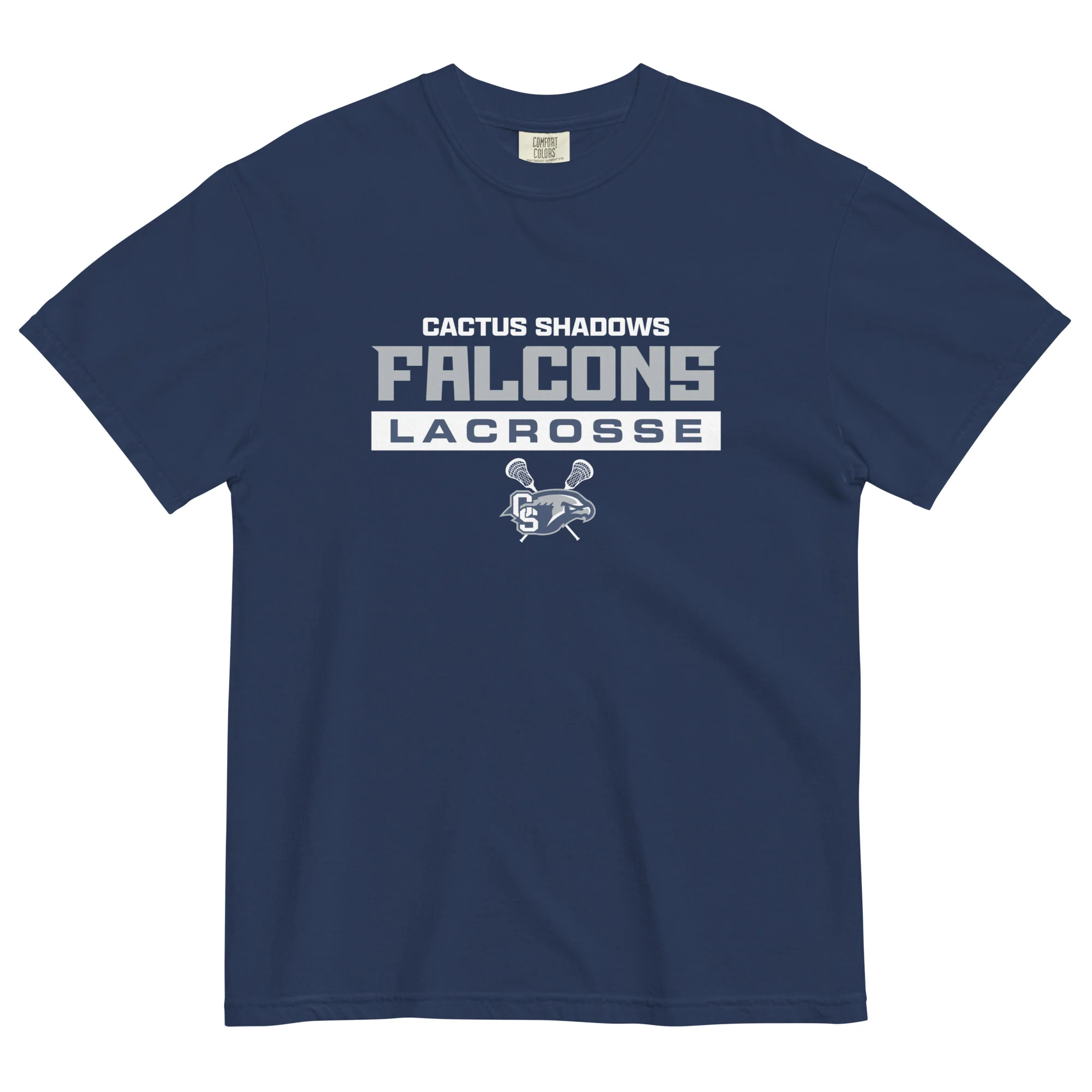 Cactus Shadows Text Unisex garment-dyed t-shirt - Image 3