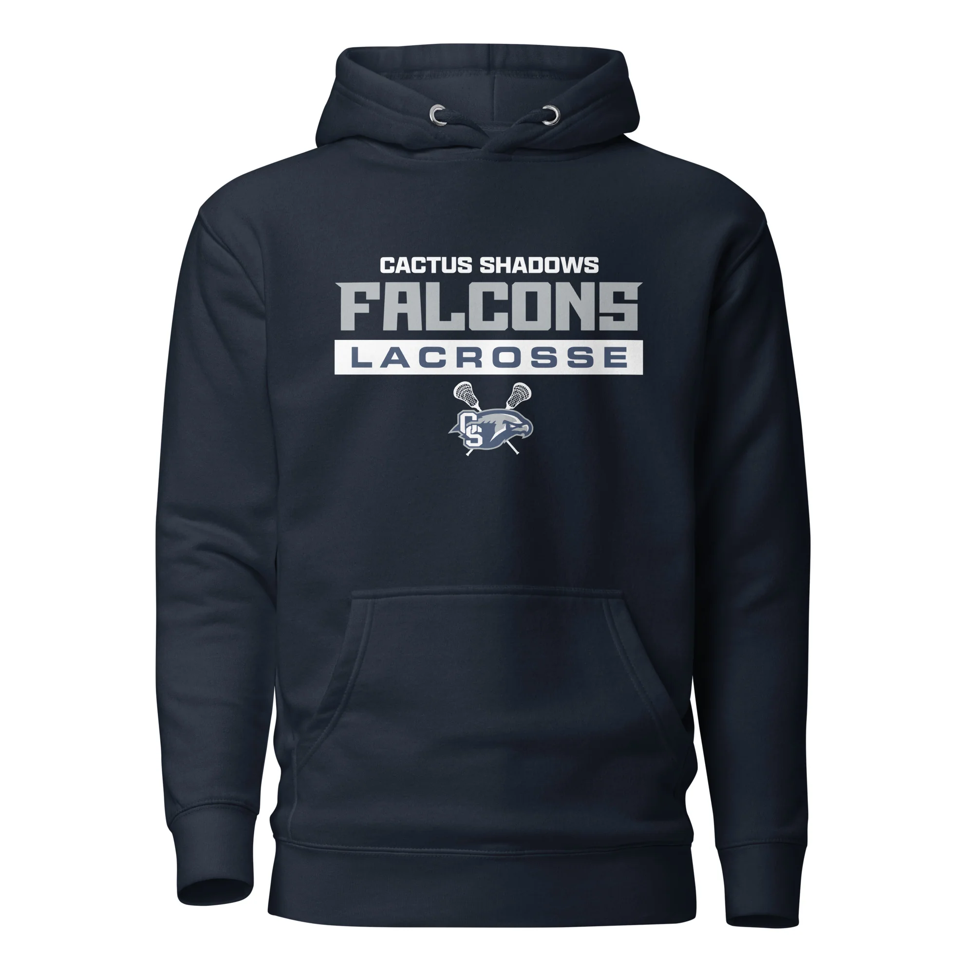 Cactus Shadows Text Unisex Hoodie